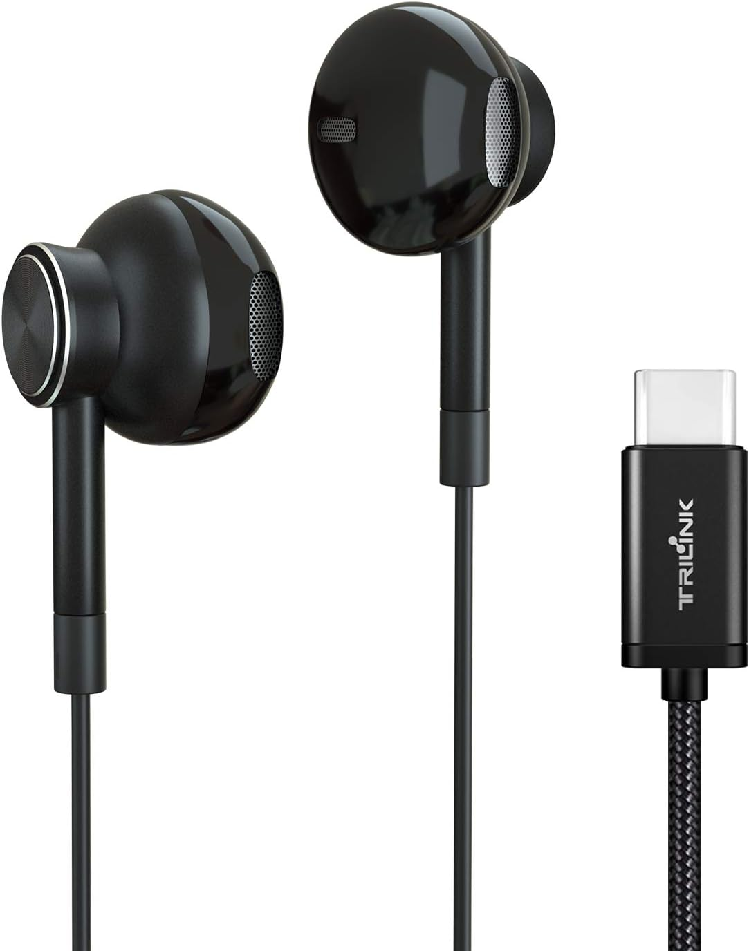 USB Type C Earbud Headphones, Hi-Res In-Ear Earphone with Microphone & Volume Control Compatible with New Ipad Pro/Ipad Mini 6/Macbook Pro,Google Pixel 5G/5/4Xl,Oneplus8Pro/8,Motorola,Htc,Sony Xperia image number 4