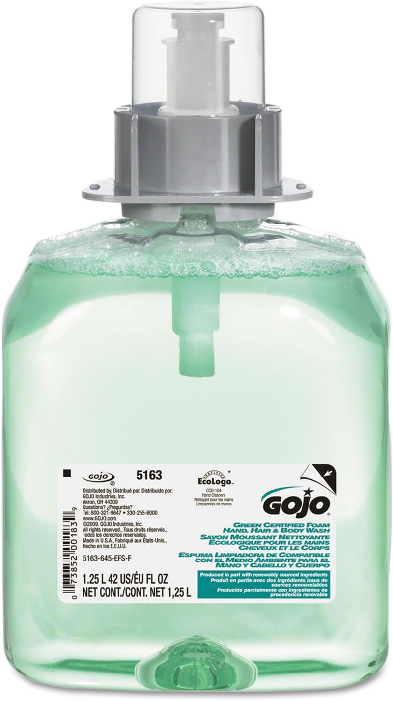 FMX-12- Luxury Foam Hair & Body Soap 1250 Ml Bottle - 3 Count.