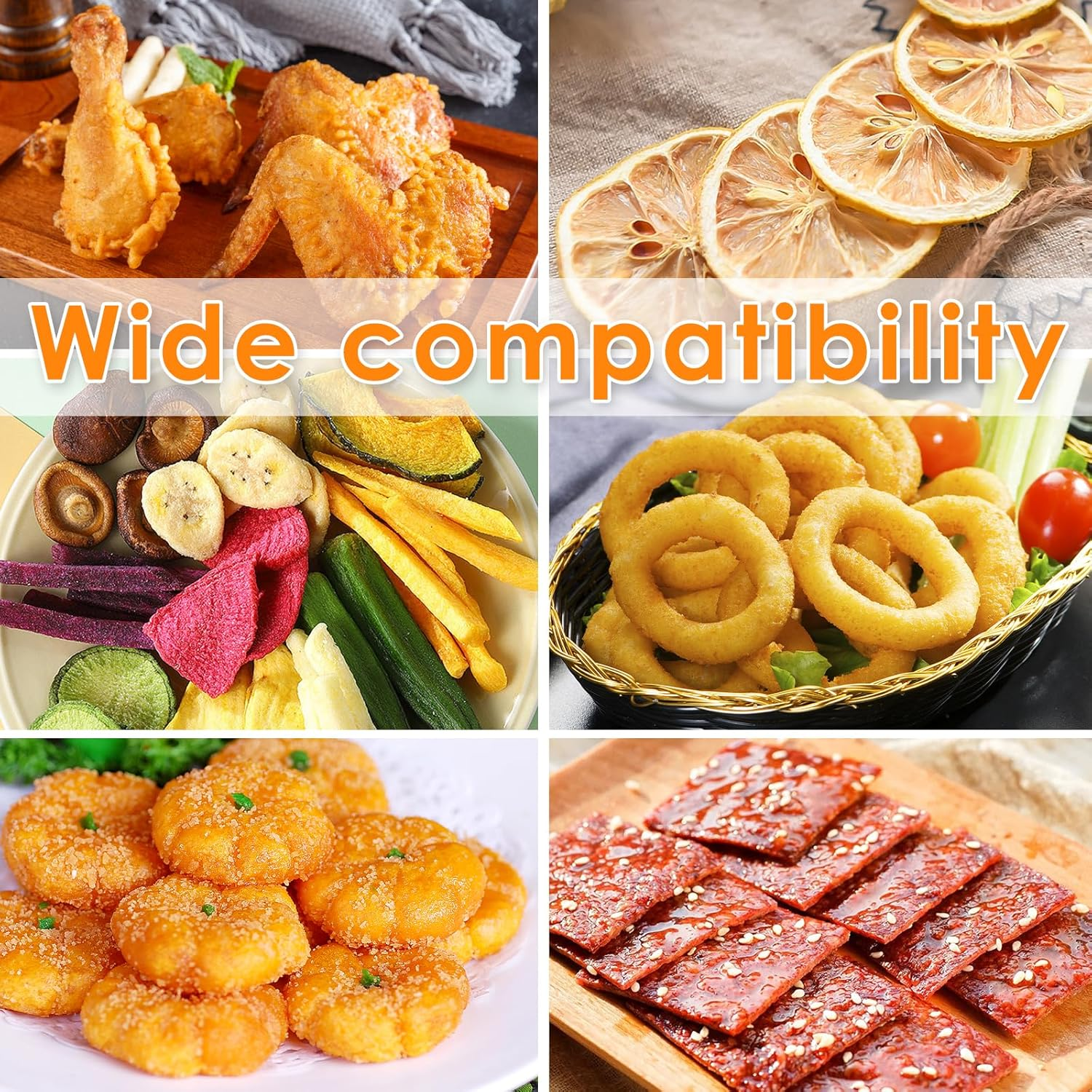 2Pcs Square Air Fryer Rack, 8 Inch Stainless Steel Dehydrator Rack, Square Air Fryer Accessories, Stackable Air Fryer Racks, Heat Resistant Square Racks Air Fryer Accessories for Square Air Fryer Oven