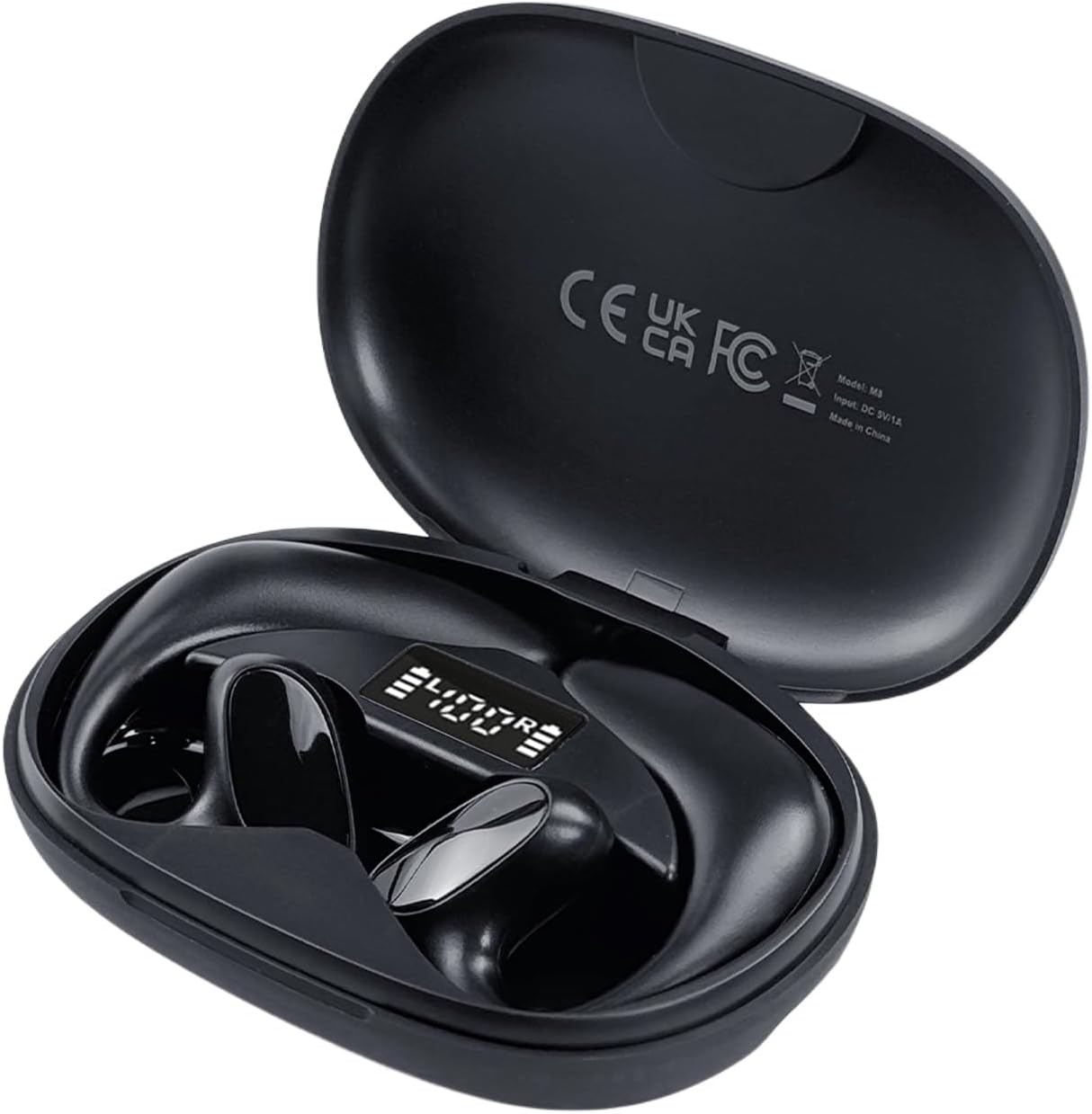 M8 Language Translator Earbuds, Wireless Bluetooth Smart Translation Earbuds 144 Languages Speech Translator Earphones for Travel Business Learning image number 4