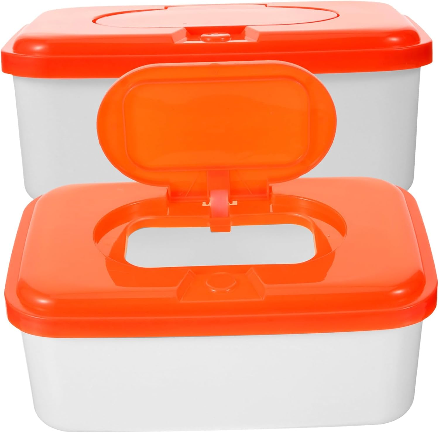 TIDTALEO Baby Wipes Dispenser Container Plastic Pp Baby Wipe Holder Box High-Profile Design Suitable for Travel and Outdoor Use 2Pcs Random Color image number 4