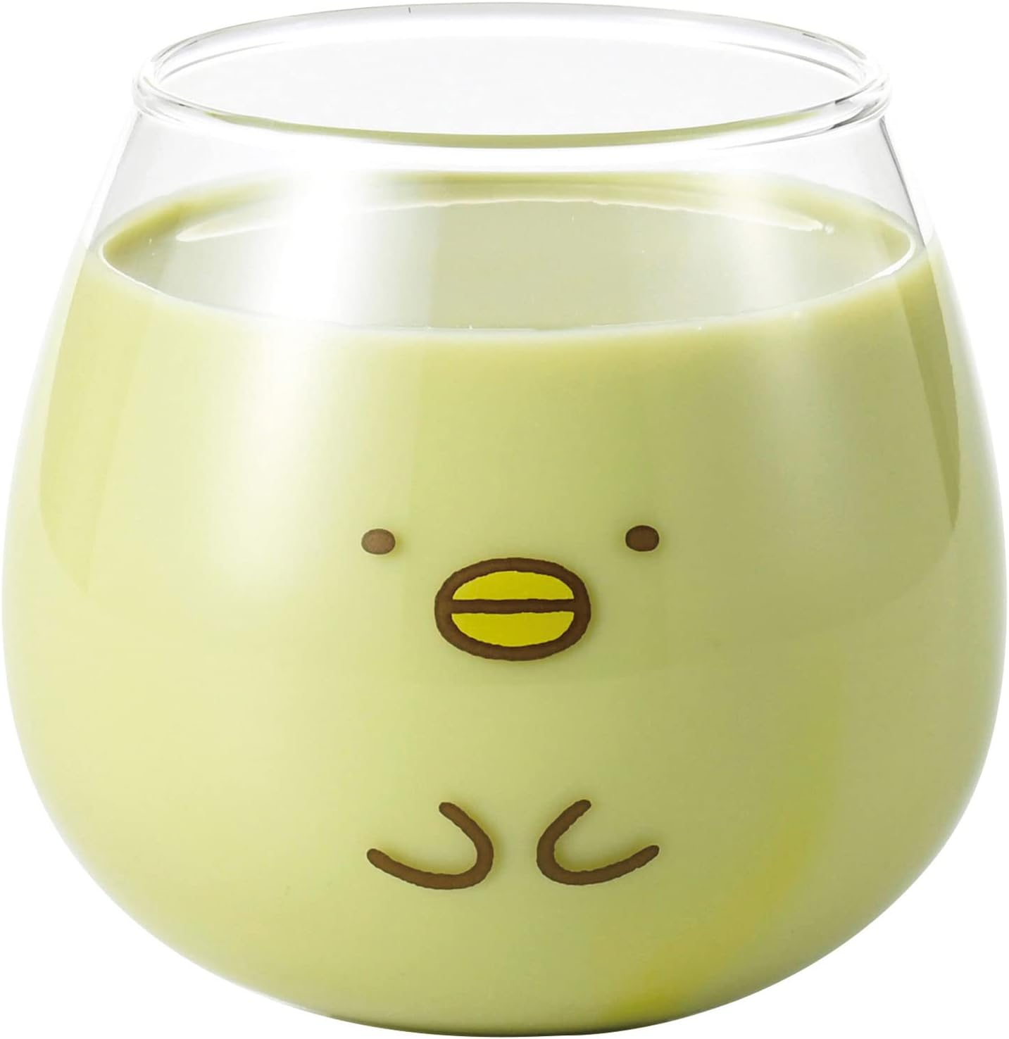 Kaneshotouki 363102 Sumikko Gurashi Penguin? Wobble Tumbler, Glass, 10.8 Fl Oz (320 Ml), Made in Japan - Polar Bear (Shirokuma) image number 1