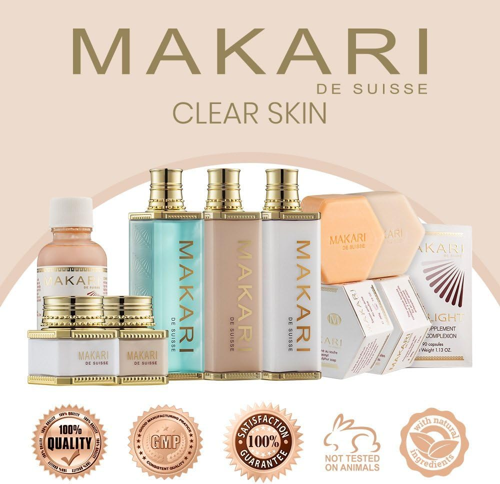 MAKARI Radiant Body Beautifying Milk - Unisex Anti-Aging Body Lotion - Reduces Hyperpigmentation, Stretch Marks, Scars & Blemishes - Skin Lightening & Brightening Formula - Infused with Evening Primrose Oil - Hydrating & Moisturizing - Diminishes Fine Lines & Wrinkles - Suitable for All Skin Types - 4.75 Oz (140Ml) image number 4