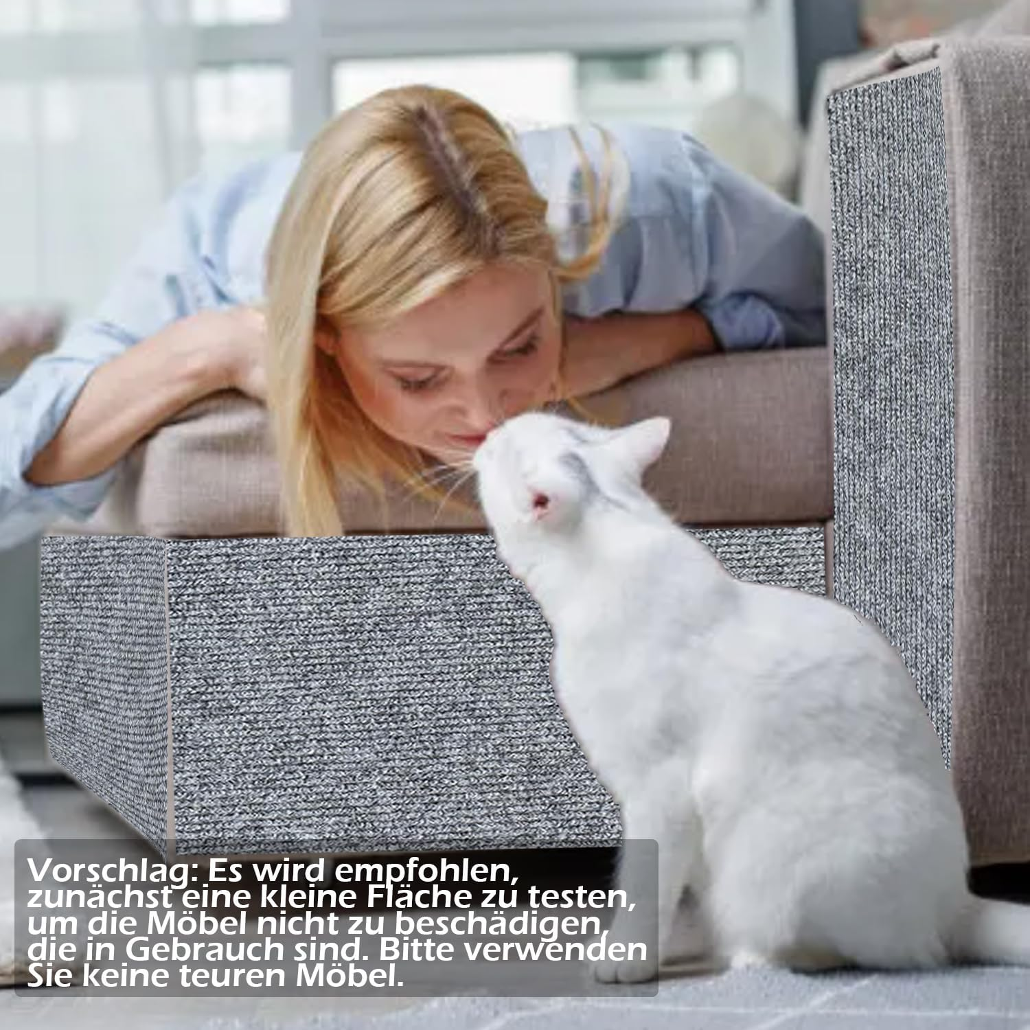 200 X 40 Cm Self Adhesive Scratch Mat DIY Cat Mat image number 6