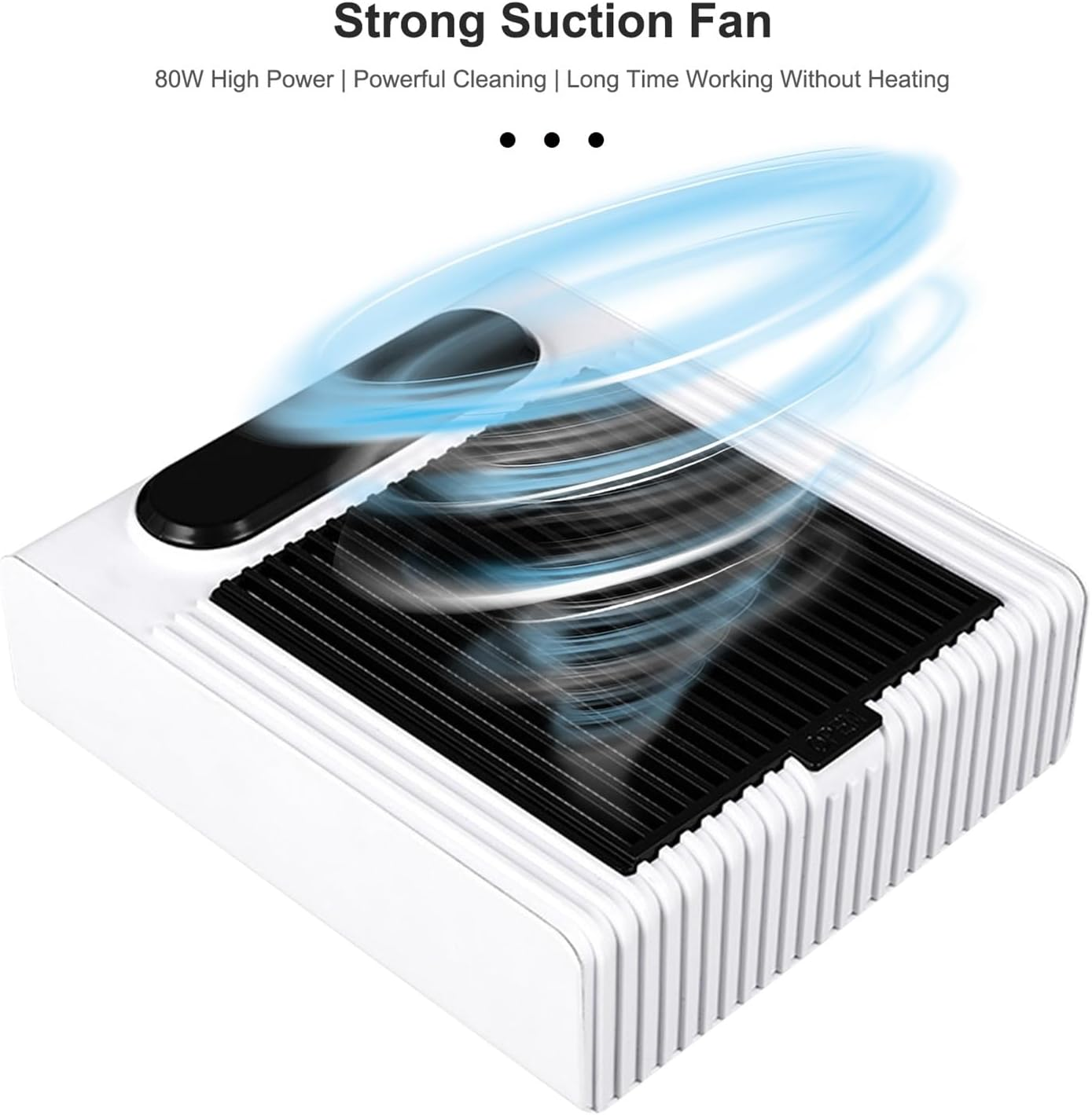 Nail Dust Collector, 80W Electric Nail Dust Collector Speed Adjustable Nail Drill Machine Vacuum Cleaner Nails Art with Strainer Mesh Nail Machine(Rosa) - Army Green image number 2