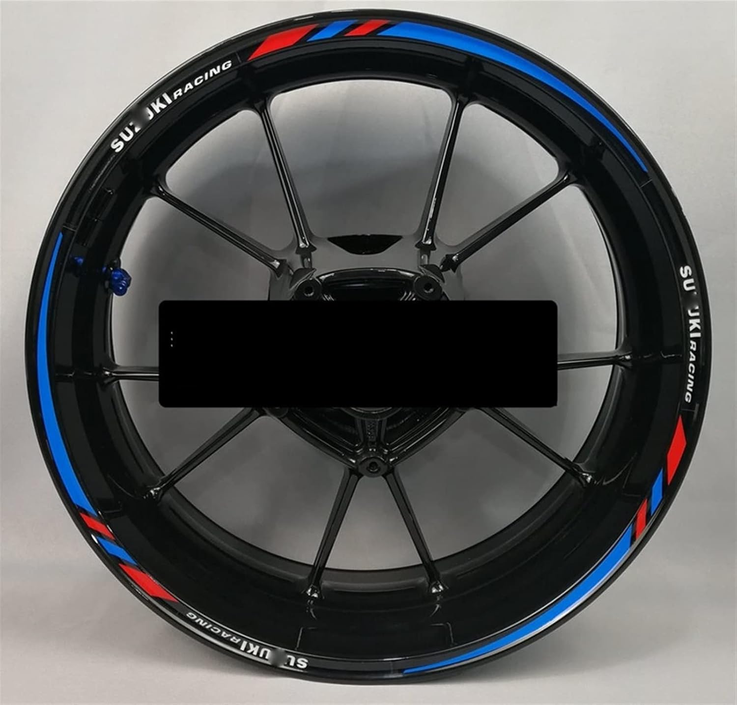Stickers for Suzuki GSX R750 Motorcycle Rim Stickers Rim Edge Sticker Rim Edge Stripes Reflective Decals Logo Accessories (Color : 15)