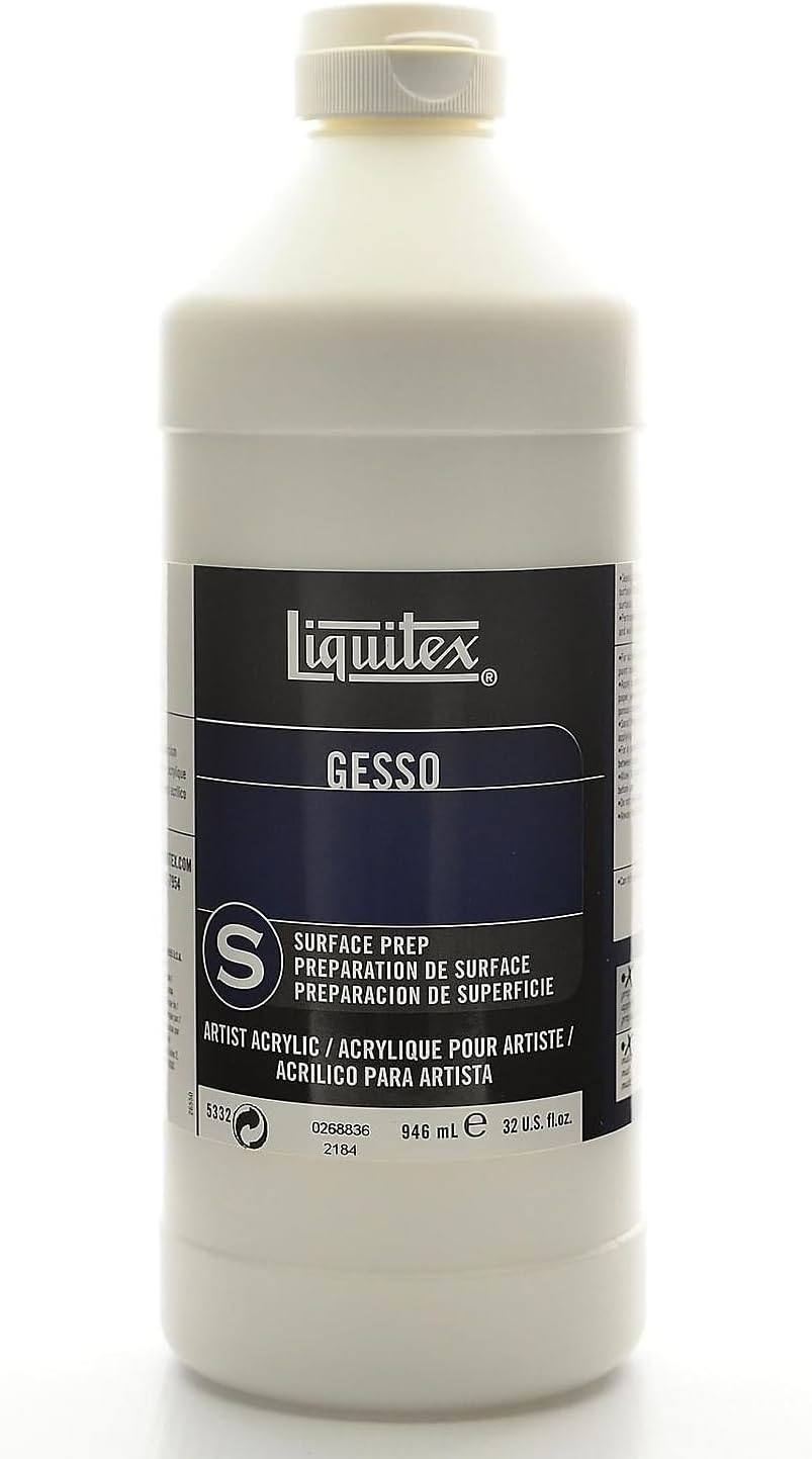 LIQUITEX Grounds Gesso 473 Ml, Clear (Pack of 1) image number 6