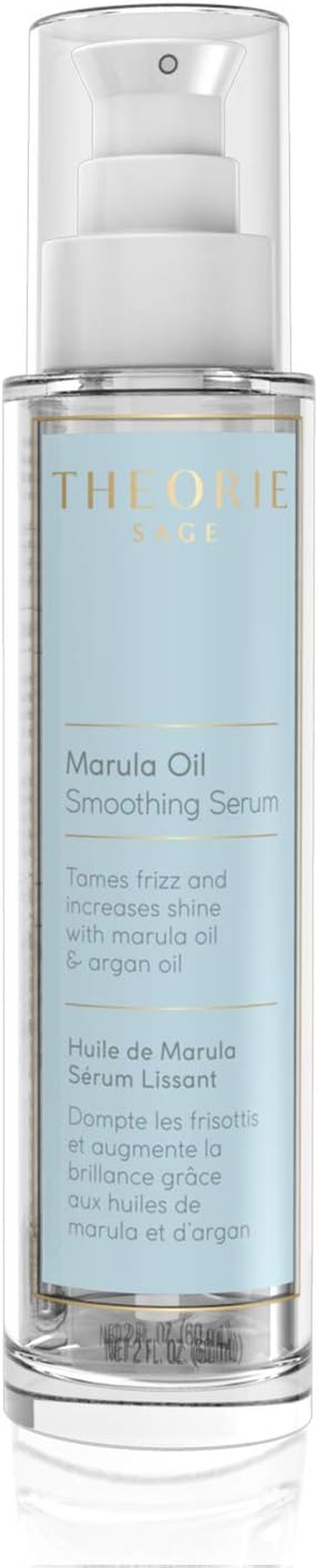 Theorie Marula Oil Hair Serum | Marula & Argan Oil Controls Frizz, Restores Shine | for All Hair Types | Including Keratin Treated and Coloured Hair | 60 Ml