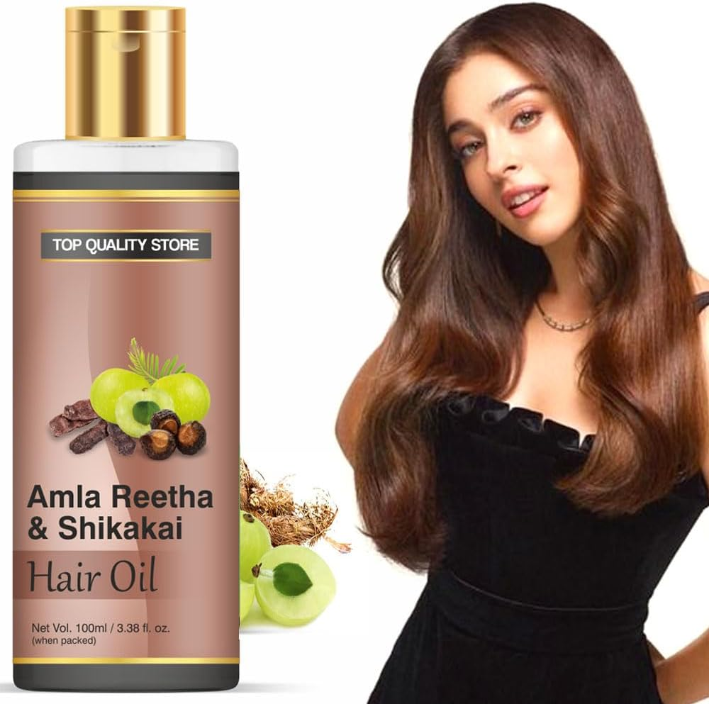 Top Quality Store Amla Reetha and Shikakai Hair Oil for Hair Growth Control Hair Fall image number 1