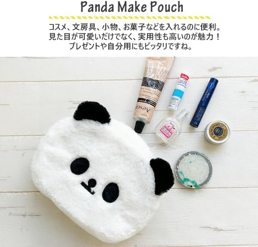 Stream Market Pouch Panda Mini Pouch Fluffy Face Pouch PAP057 image number 6