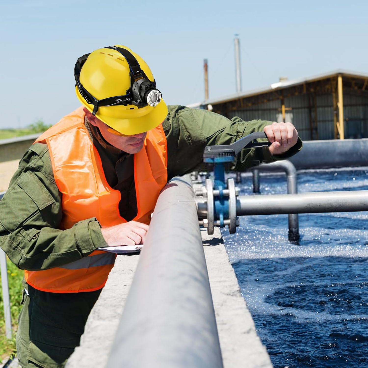 Koceci 60 PCS Hard Hat Light Clips, Black Headlamp Hook for Headlamp Light Hook Accessory,Helmet Light Clamp, Anti-Slip Stable Hard Hat Light Mount