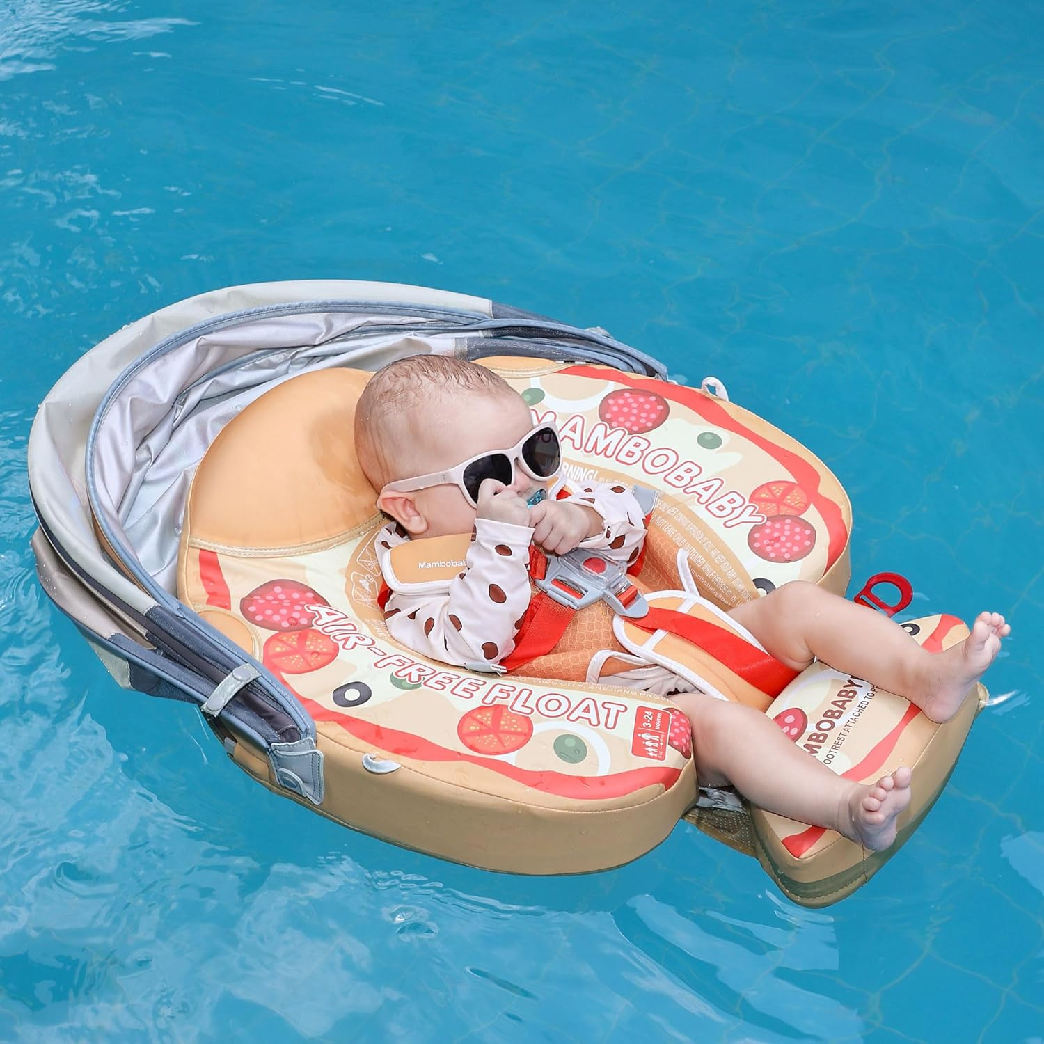 Upgrade Mambobaby Float for Infant Waist Swimming Ring Swim Trainer Life Vest Non-Inflatable Floats Toys with Adjustable Safety Strap image number 3