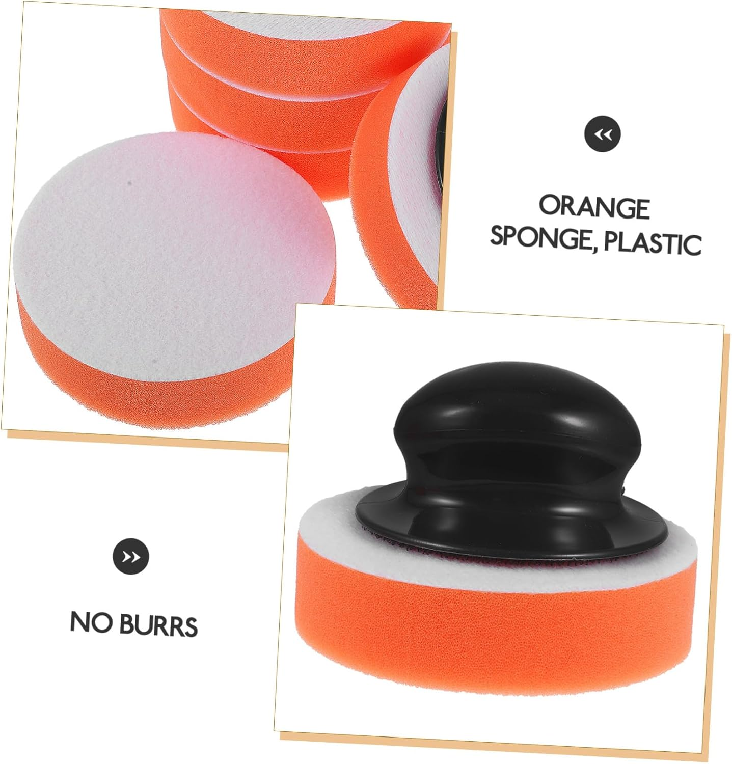 ABOOFAN Waxing Tool Manual Polishing Pads Buffing Pad Car Wax Applicator Sponge Buffing for Automotive Use