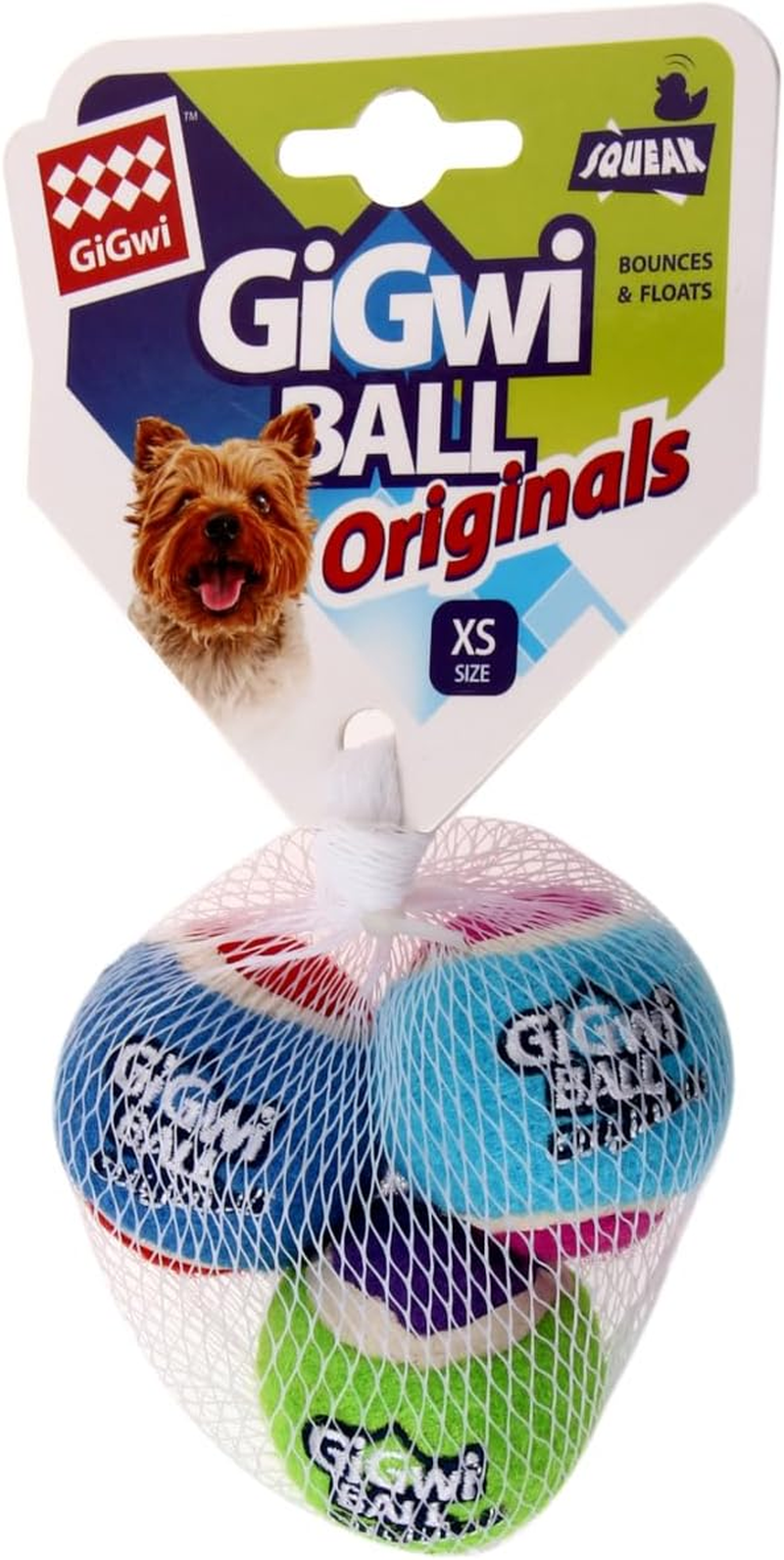 Gigwi Dog Toy Ball, 3 Count Extra Small (DAG2120) image number 5
