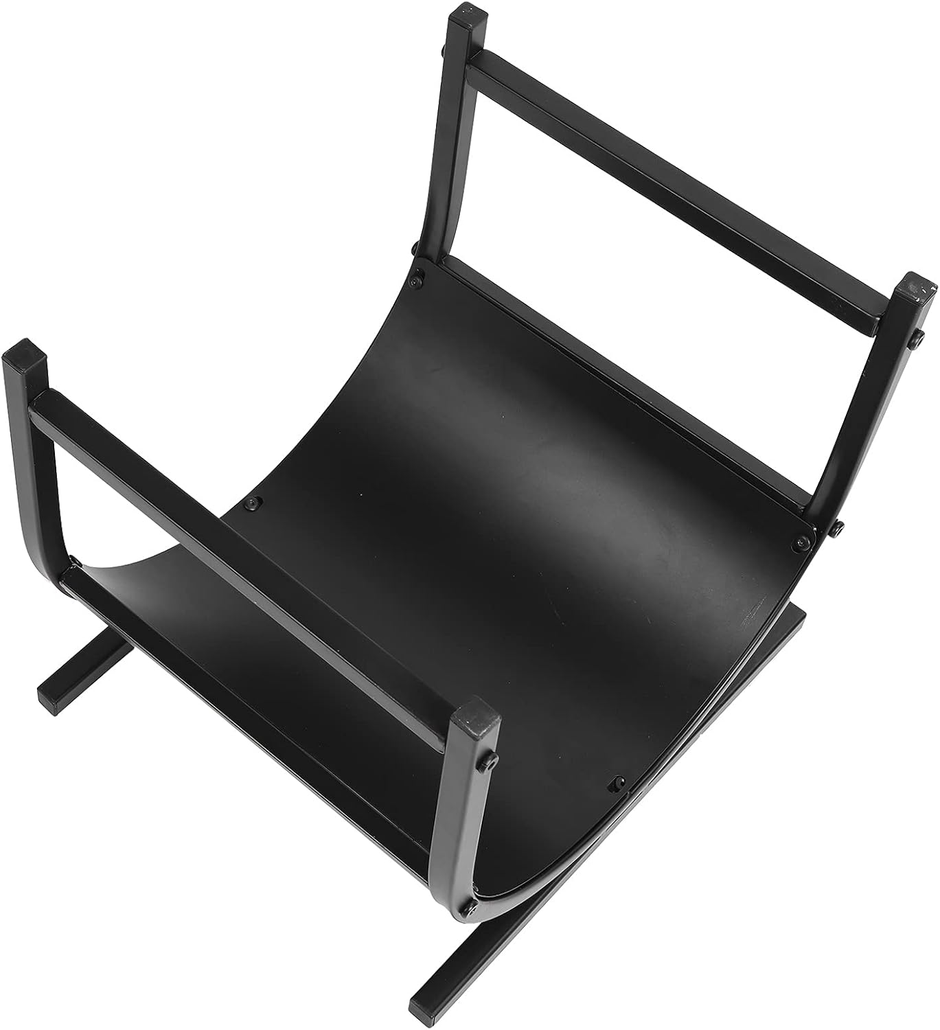 Sturdy Firewood Log Rack, Heavy Duty Iron Wood Rack, Fireplace Log Holder, Holds up to 150 Lbs, Ideal for Indoor & Outdoor Use, Minimal Assembly Required image number 3