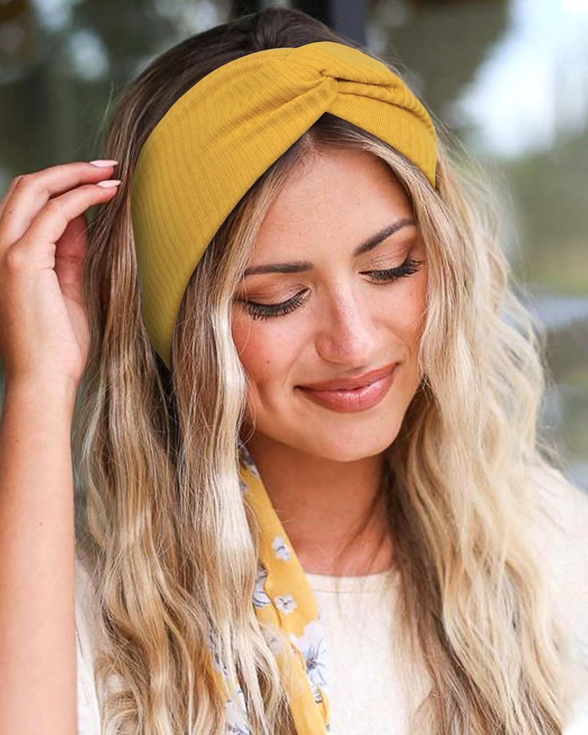 PROPOG Pack of 6 Women'S Hair Bands, Elastic Headband, Women'S Non-Slip Leopard Print Hair Bands, Women'S Soft Headscarf, Headband, Wide Hair Accessories for Yoga, Sports, Running, Exercise image number 4