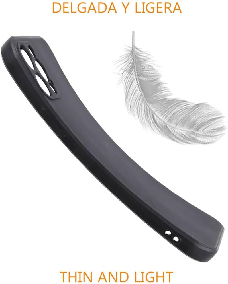 REY Black Silicone TPU Case for HMD Skyline, Mobile Phone Case Premium Scratch-Resistant TPU Transparent Protective Case, Ultra Thin 0.33 Mm image number 4