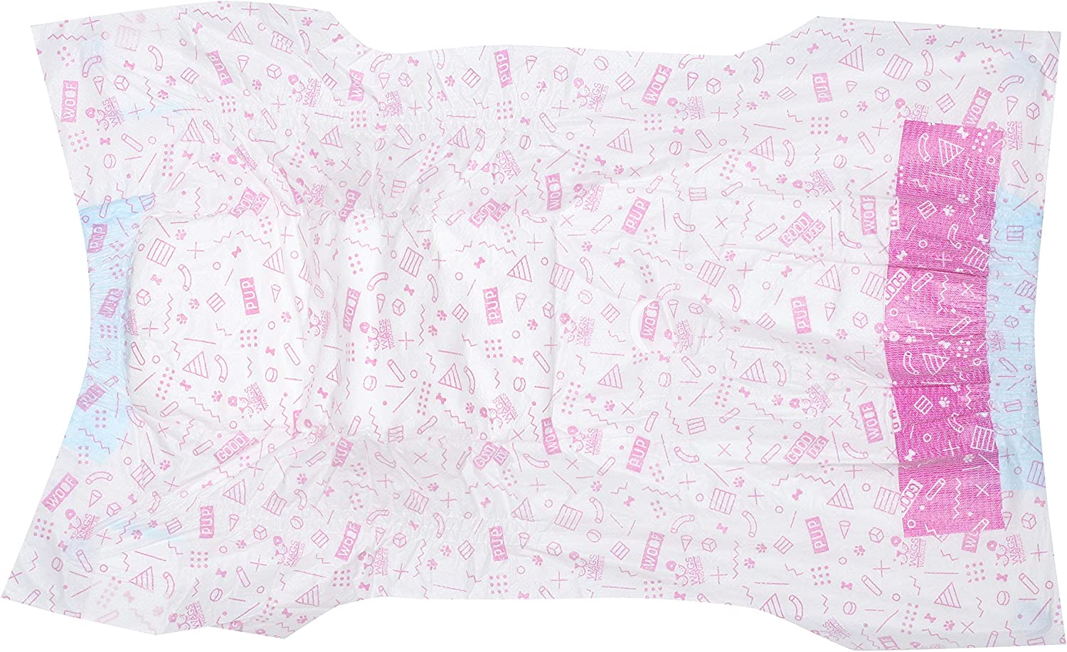 Wags & Wiggles Disposable Diapers for Female Dog, Small, 12 Pack image number 1