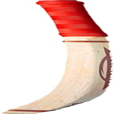 Cricnix Classic Tape Ball Cricket Bat | Hard Tennis Ball Bat | Tape Tennis Bat Coconut Willow (Red) image number 5