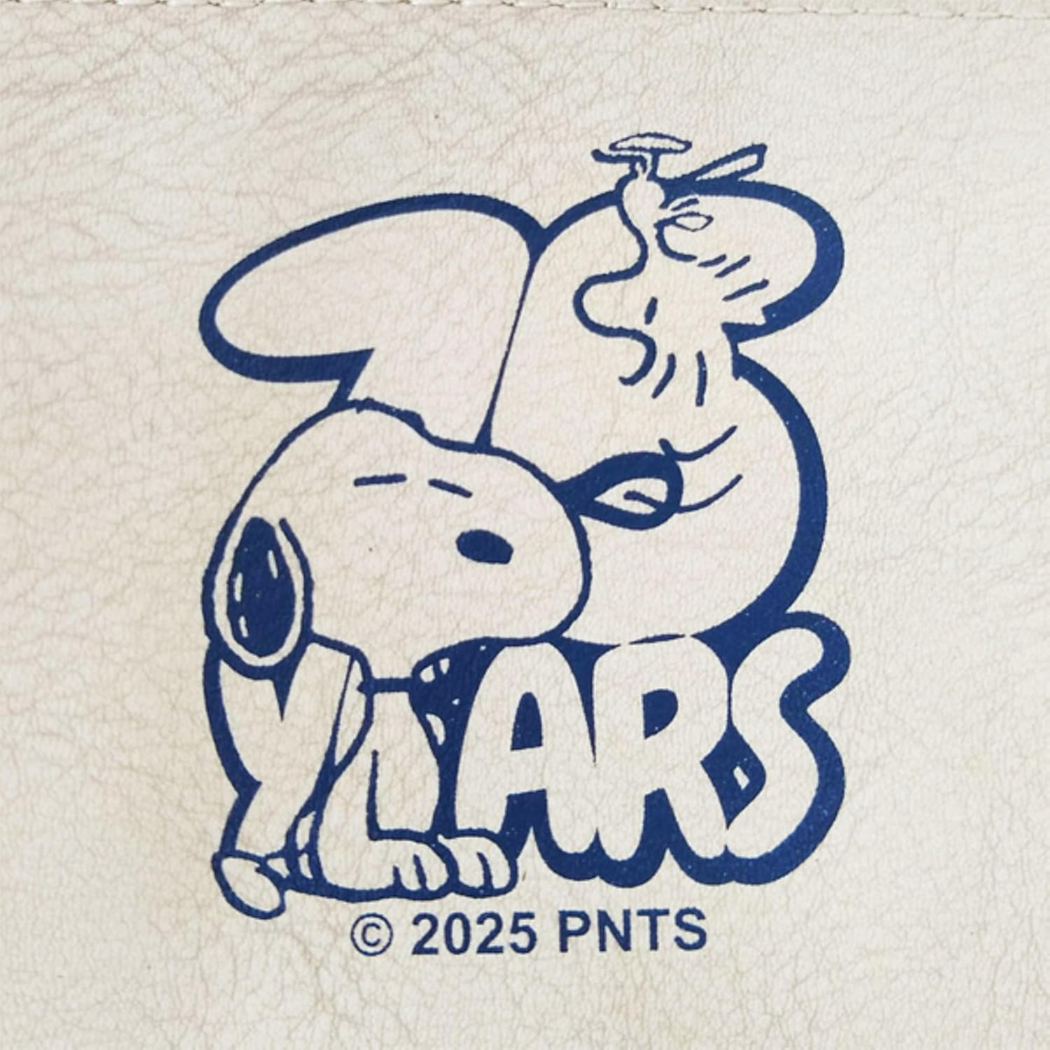 Snoopy Mini Pouch, Spring Mouth, Trinket Case, Lip Cream, Wireless Earphone Case, Eye Drop, Small Storage, Cute, Character, Snoopy & Japanese Style, 75Th Anniversary Logo, Ivory, 4.3 Inches (11 Cm) image number 1