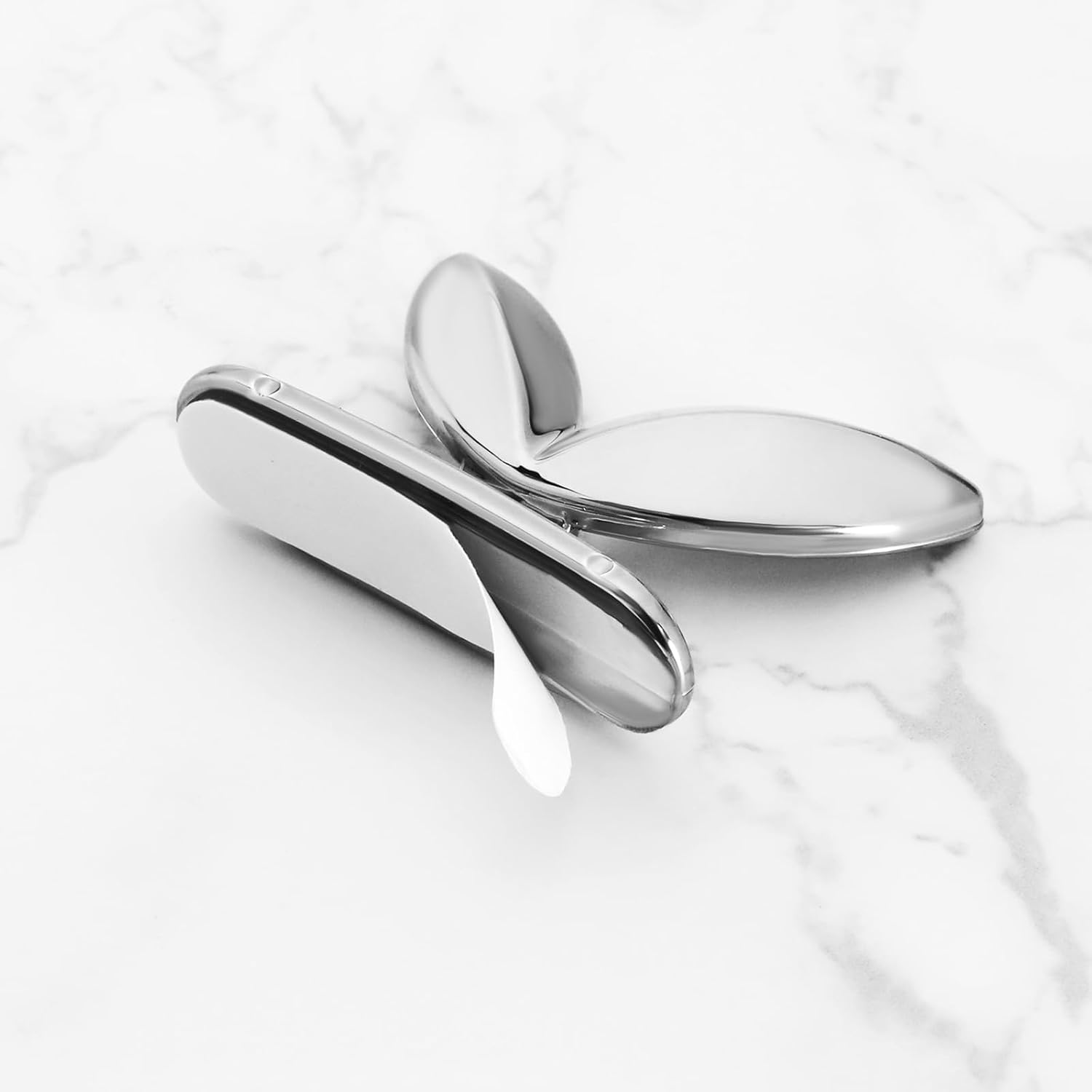 2Pcs Toilet Seat Lifter with Acrylic Adhesives ABS Toilet Lid Handle Toilet Lid Lift Tool Accessories for Home Hotels Toilet Silver