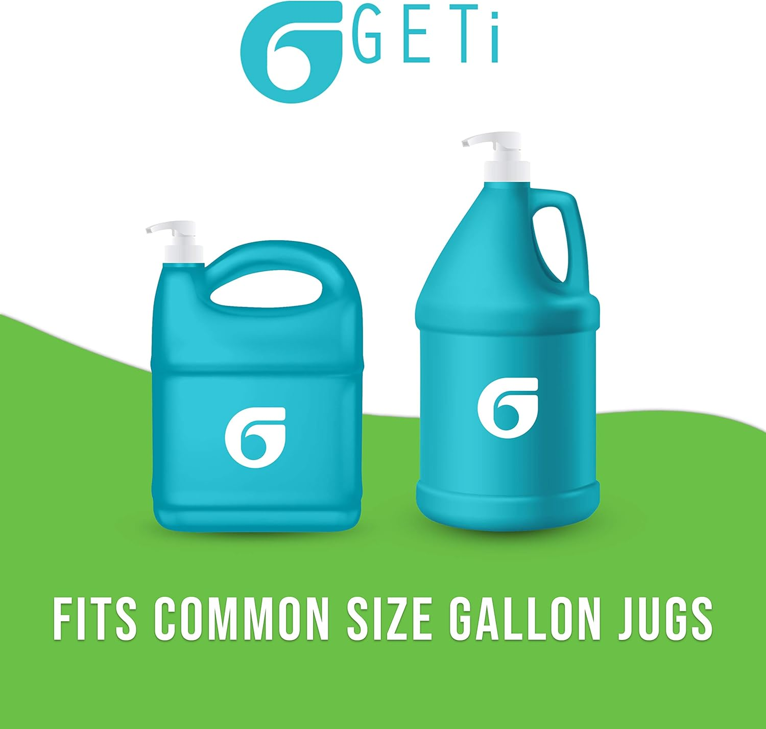 Gallon Shampoo & Conditioner Pump Dispenser | Fits 128 Oz Jugs of Redken, Joico, KMS, Paull Mitchell, Other Pro Hair Care Brands | 4Cc Output, Size 38/400 | by Geti Beauty ST | 4-Pack image number 1