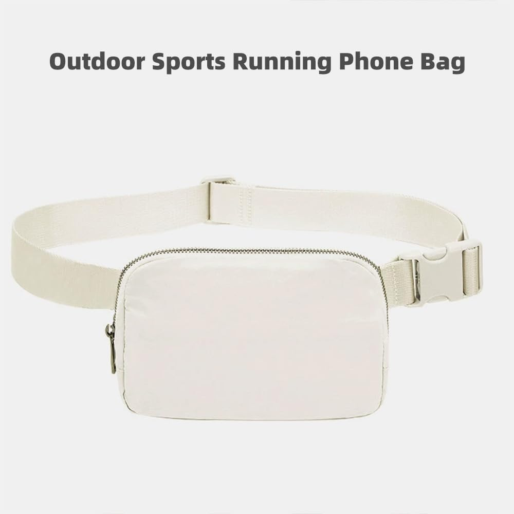 Belt Bag Waist Pack Bum Bag Fanny Pack Crossbody for Women with Adjustable Strap Small Waist Pouch for Travel Workout Running and Travel