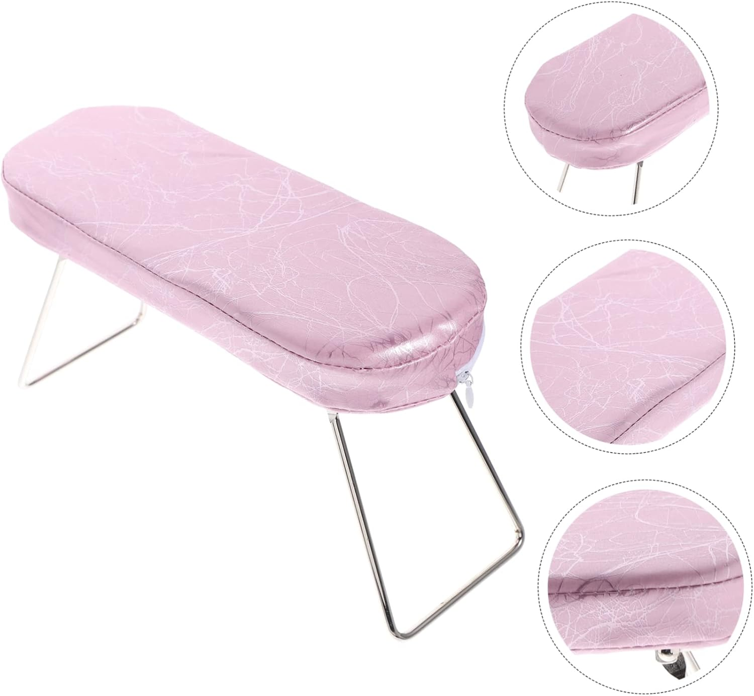 Healeved Nail Hand Rest Pillow Comfortable Nail Arm Support for Manicure for Enhanced Client Easy to Clean Material for Home And - White image number 3