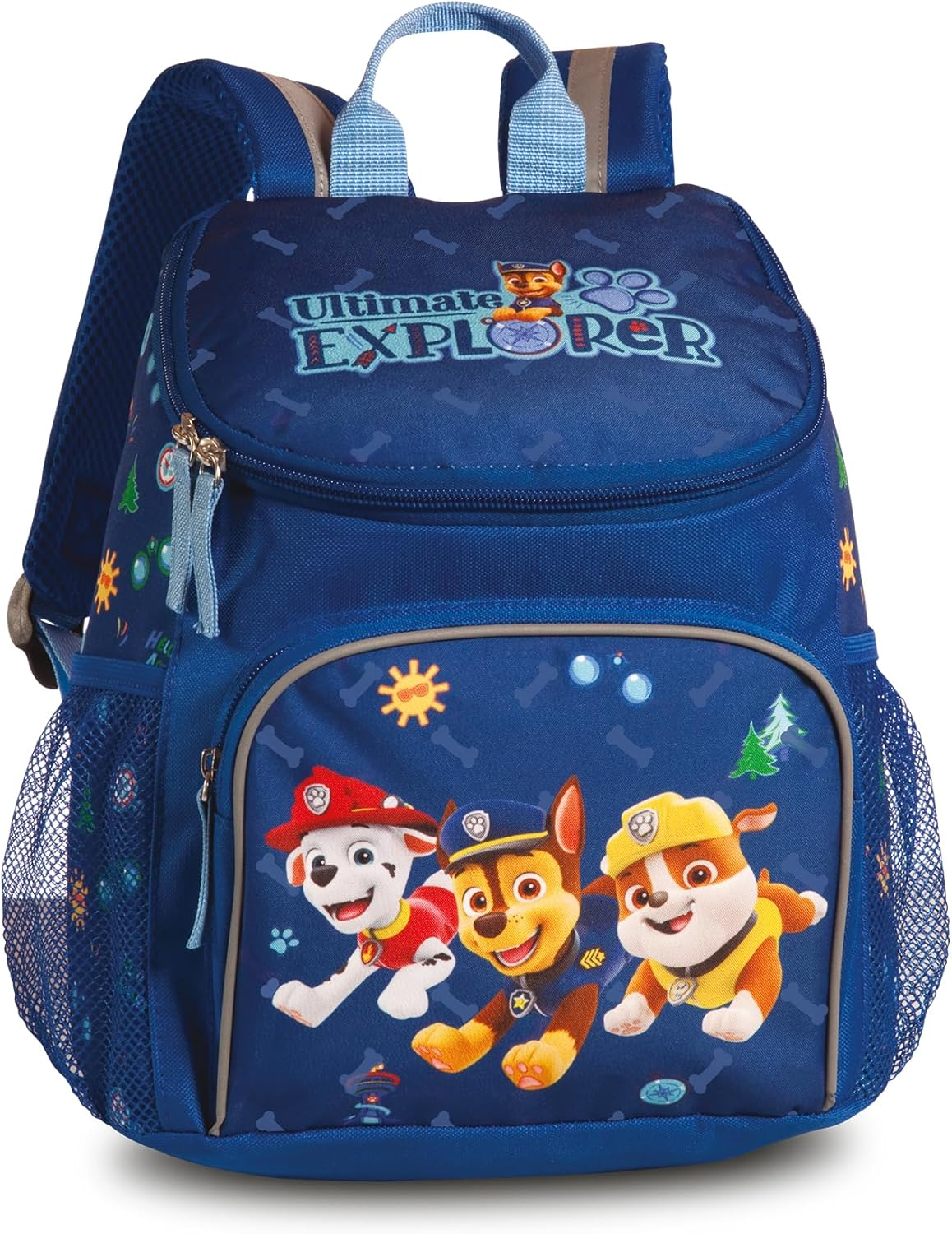 Paw Patrol Backpack with Chase, Marshall and Skye Boys Girls from 3-6 Years, Nursery and Nursery Bag with Chest Strap - 31 Cm X 25 Cm X 10 Cm 8L Fabrizio image number 3