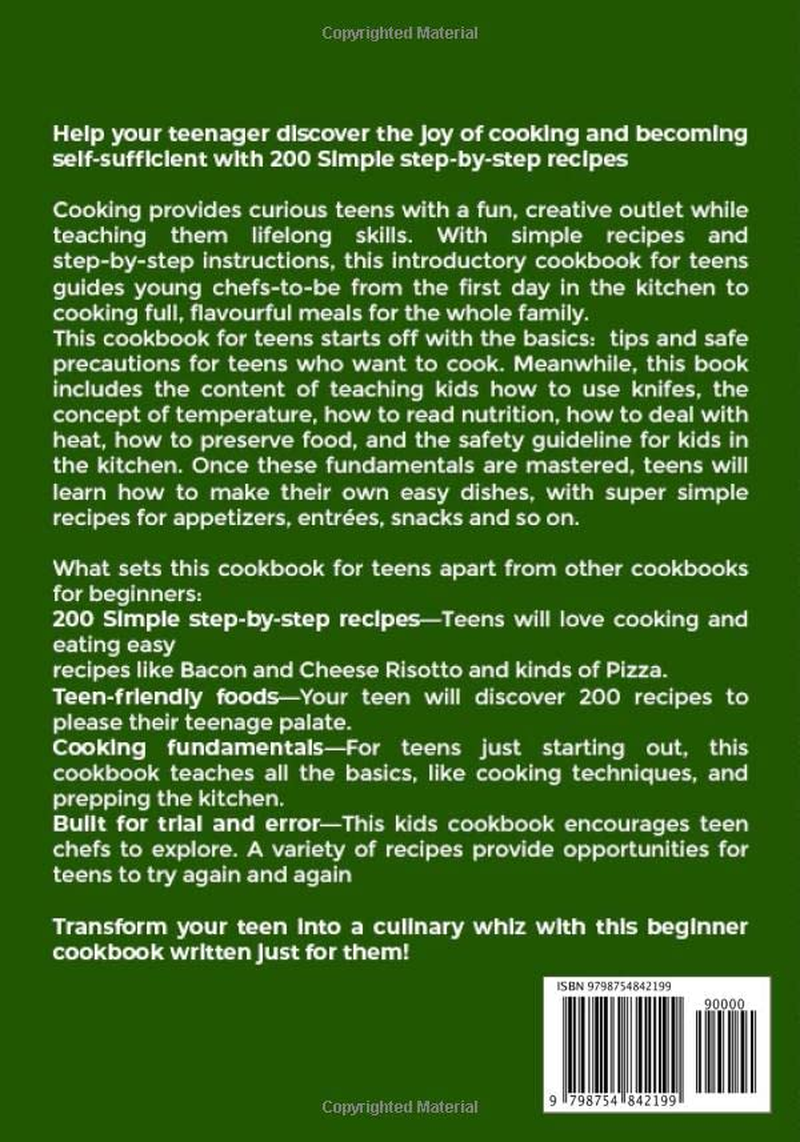 The Complete Cookbook for Teen Chefs: 200 Simple Step-By-Step Recipes and Essential Techniques to Inspire Young Cooks image number 2
