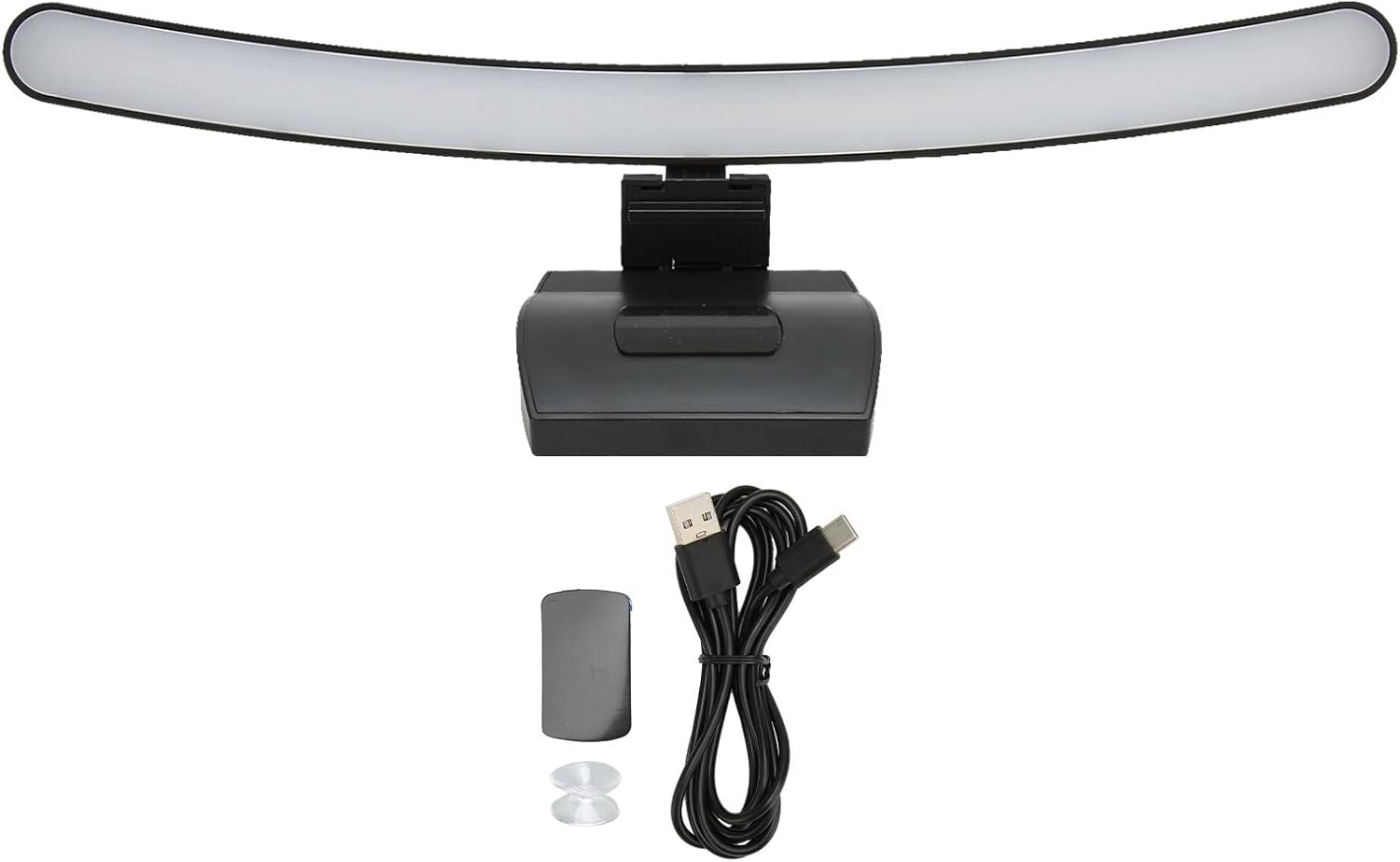 Computer Monitor Lamp, Screen Monitor Light Bar for Eye Caring, USB Reading LED Task Lamp with Touch Control Dimming, No Glare, Monitor Light Bar for Curved Monitors, Space Saving image number 2