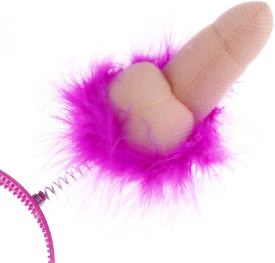 Yizyif Willy Headband Head Bopper Headband for Bachlorette Hens Party Bride to Be Girls Night Out Accessory Party Favor Gift - Rose Red image number 4