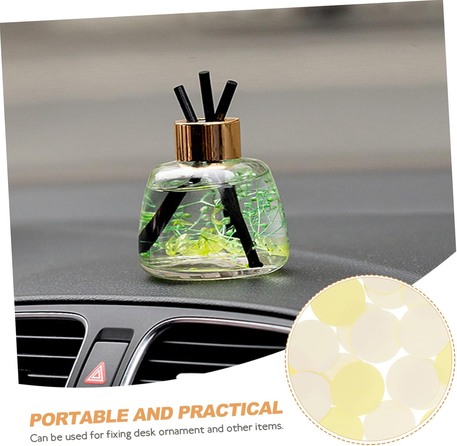 Ibasenice Double Sided Mounting Sticker Tape Little Yellow Easy to Use for Home Car Office image number 2