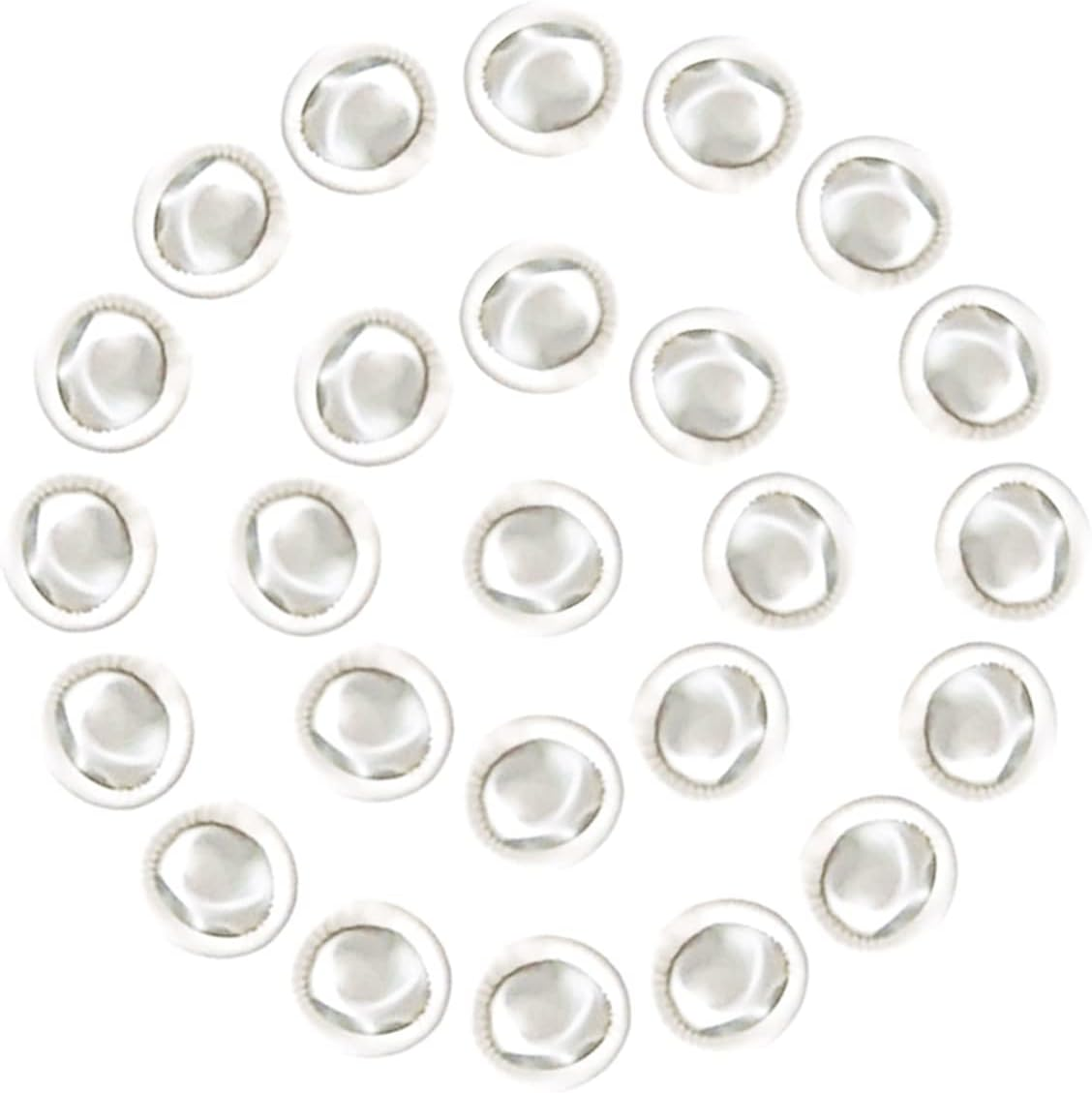 100Pcs Medium Size Disposable Nitrile Finger Cots, Finger Stall Manicure Painting Household Cleaning Office Laboratory Finger Cover Prerotection Sleeves Not Allergic (White)