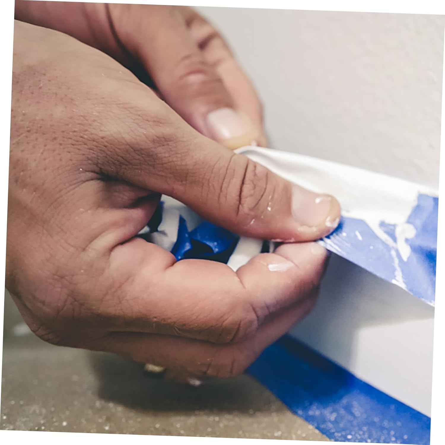 Heat-Resistant Blue Masking Tape 6Mm X 50M 4Pcs High Adhesion Adhesive Paper for Car Accessories 3D Printing and Indoor Automotive Use Summer Supplies