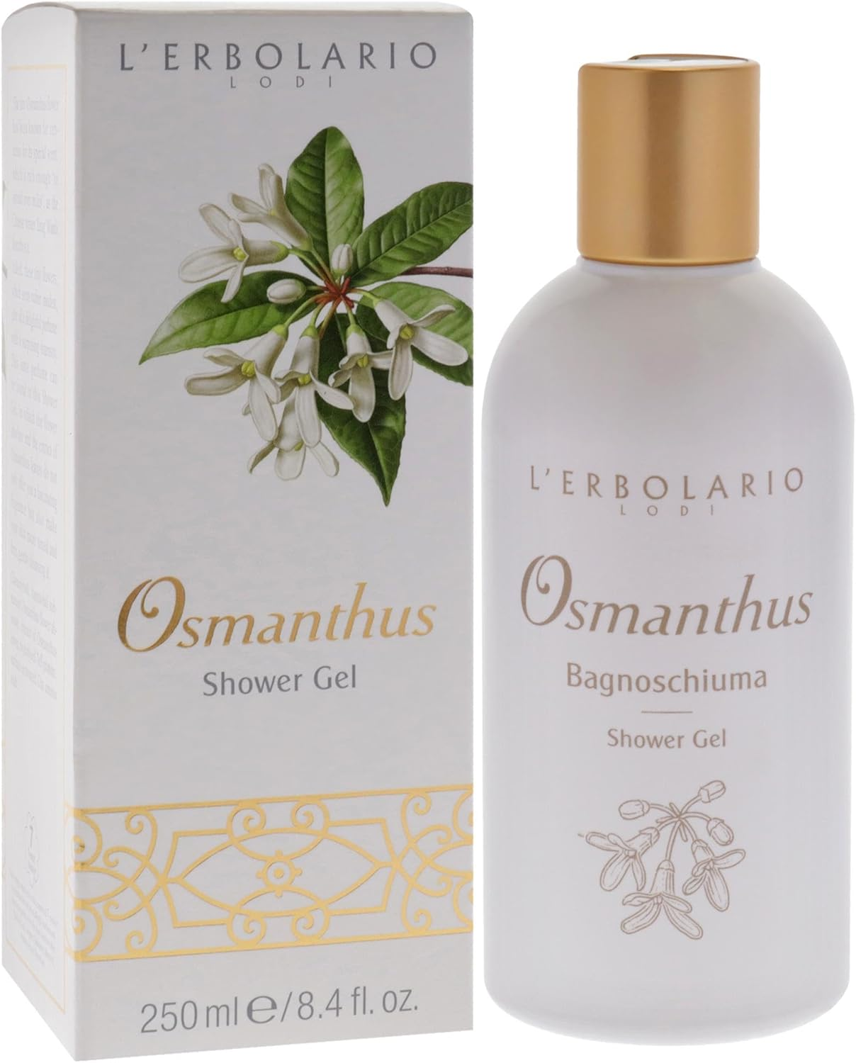 Lerbolario Osmanthus Shower Gel for Unisex 8.4 Oz Shower Gel image number 3
