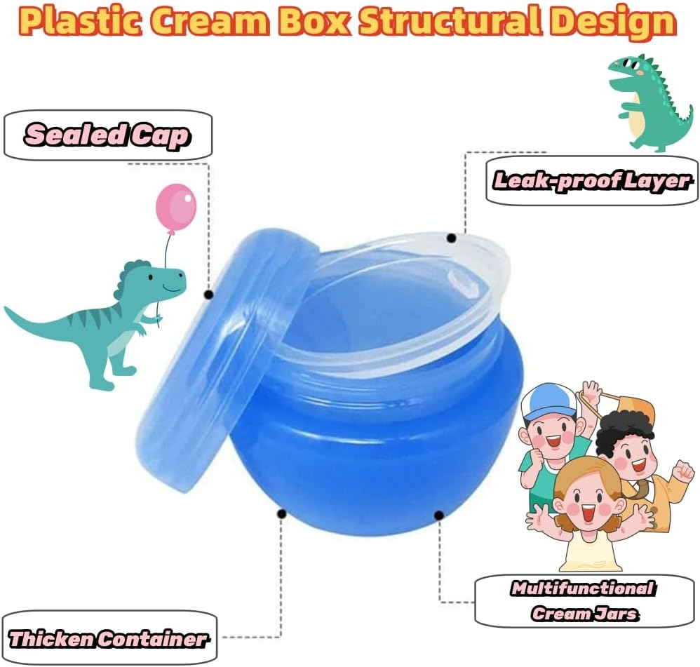 9 Pack Travel Accessories Bottles Containers Sets,Silicone and PP Refillable Small Travel Jars for Toiletries, Cream, Makeup Sample Containers,Hand Body Cream,Bpa Free Container(10Ml+20Ml)