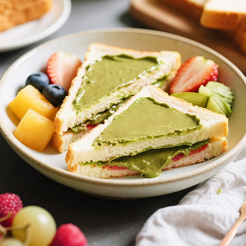 Delyco Pandan Kaya Malaysian Coconut Egg Jam with Pandan Flavor Creamy Spread for Toast Dessert 225G image number 6