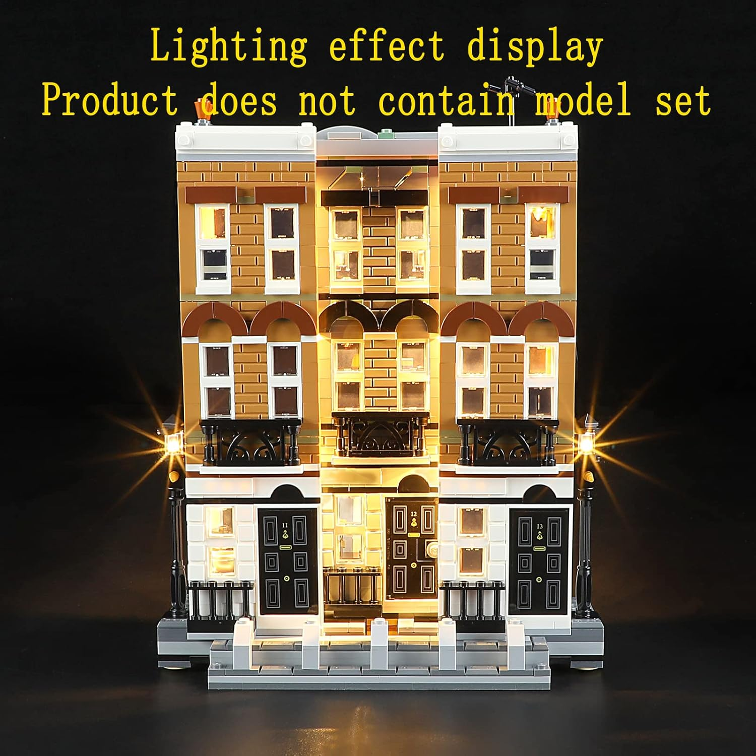 GEAMENT LED Light Kit Compatible with  Harry Potter 12 Grimmauld Place - Lighting Set for 76408 Building Model ( Set Not Included) image number 2