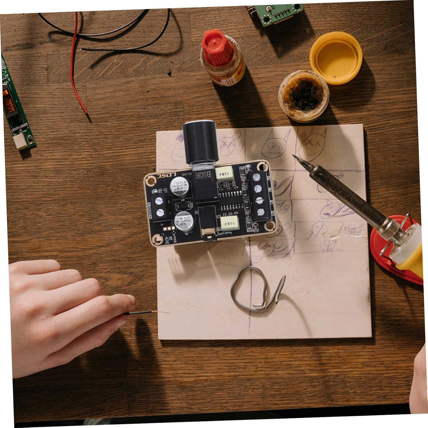 Digital Amplifier Board High Fidelity Sound Quality Stereo Amplifier Module image number 1