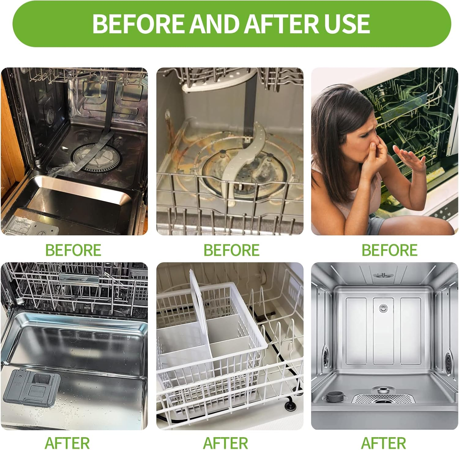 NATRUTH 30 Pack Dishwasher Cleaner Tablets Individually Wrapped,Deep Cleaning, Removes Grease & Limescale, Compatible with All Machines image number 5