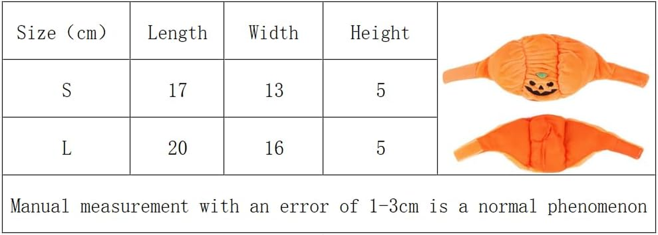 Dog Halloween Hat Kitten Pumpkin Cap Puppy Party Cosplay Dress Cat Pumpkin Costume Funny Pet Headgear Festival Head Accessory for Cat and Small Dogs (Orange, L)