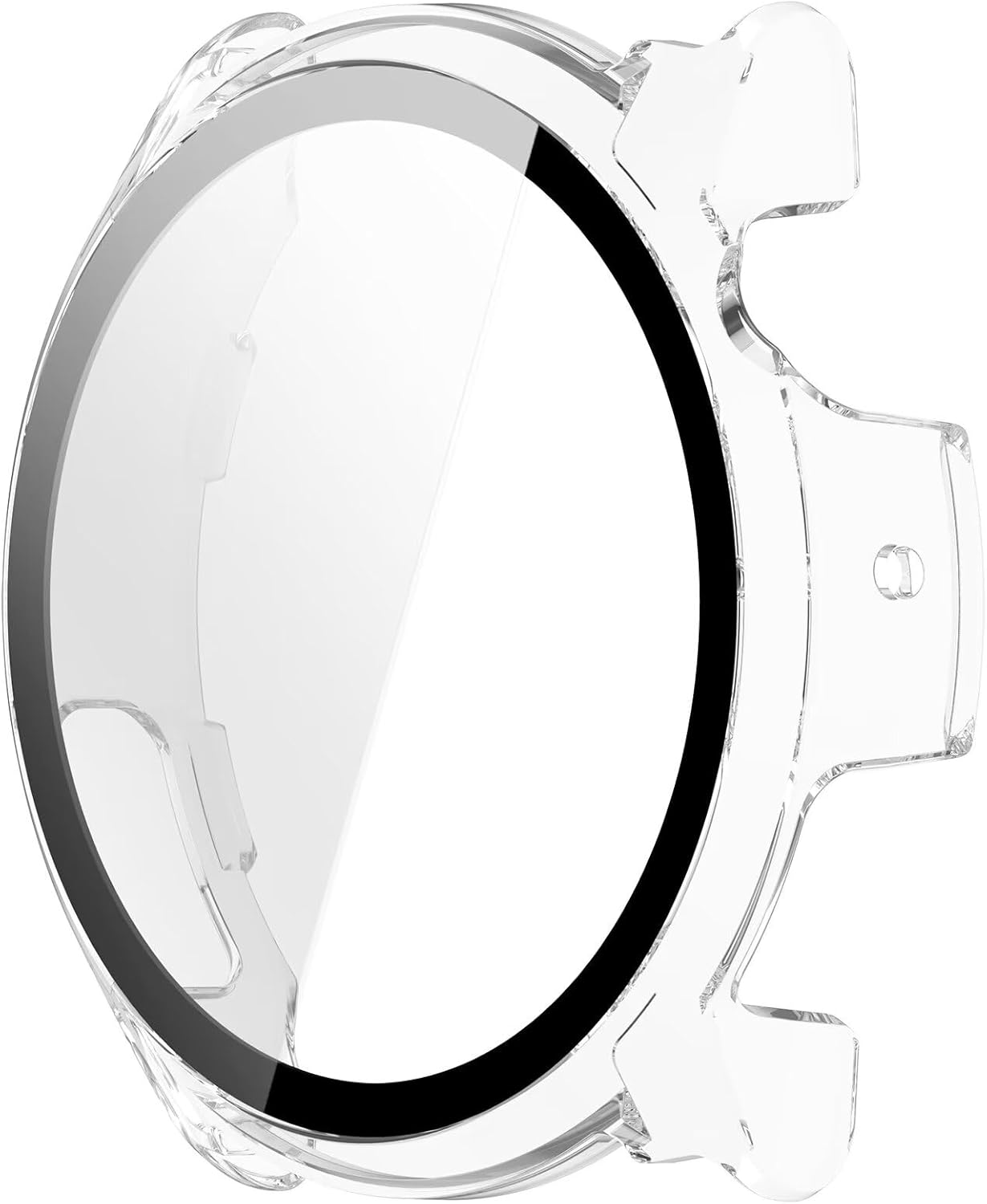 Boerhang Case Compatible with Coros Pace 4, Hard PC Anti-Collision Housing + Tempered Glass Screen Protector (Transparent)