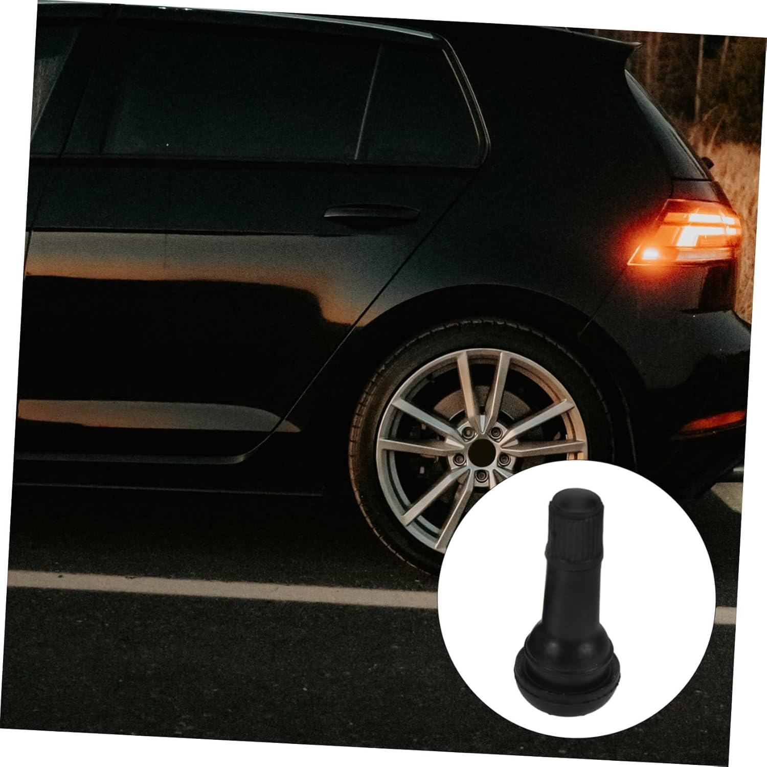 DINHEAROM 100Pcs Car Tyre Valves Rubber Wheel Valve Stems Leak User-Friendly Installation image number 4