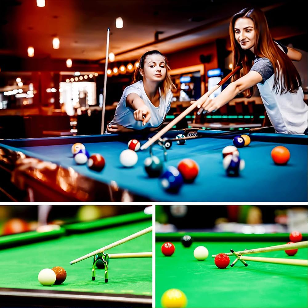 1X Pool Billiard Snooker Table Cue Rest Spider Cross Head Fitting Jigger Brass AU image number 1