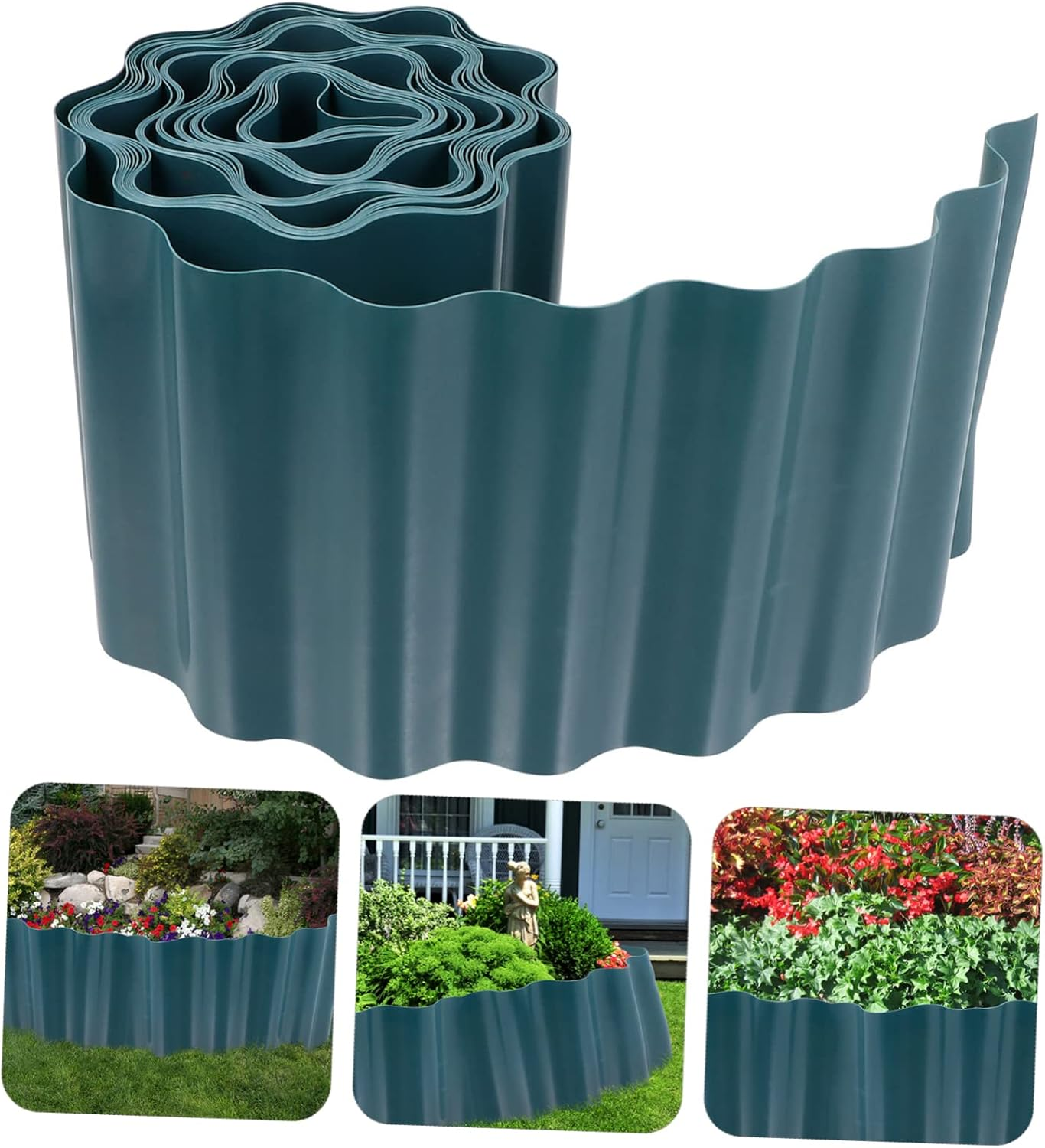 Lawn Flower Bed Edging Courtyard Fence Beautiful Appearance Safe Easy to Use Flower Bed Fencing