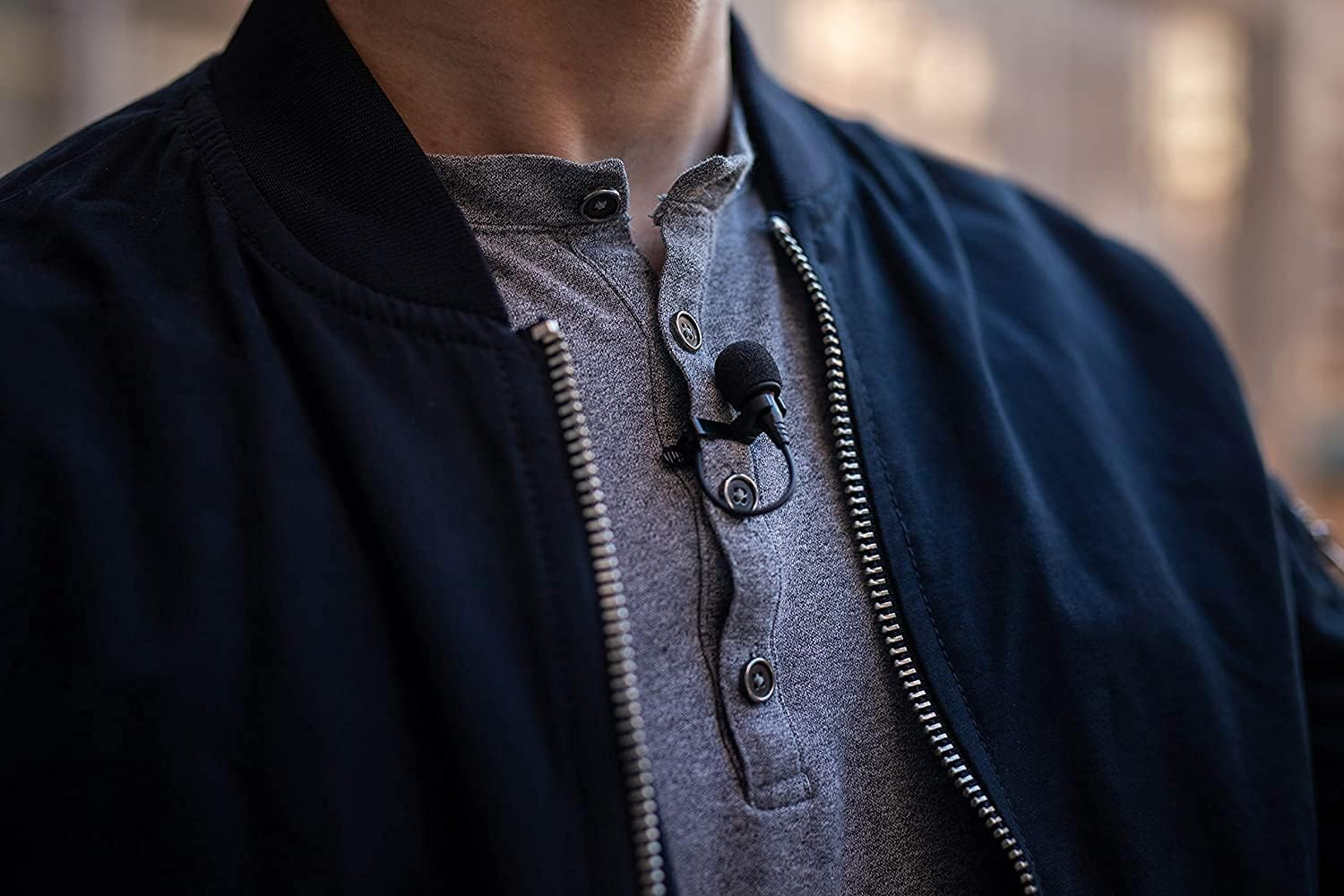 Sennheiser XS Lav, Omnidirectional Clip-On Lavalier Microphone with 3.5Mm TRRS Connector for Mobile & Pcs, 509260, Black image number 1