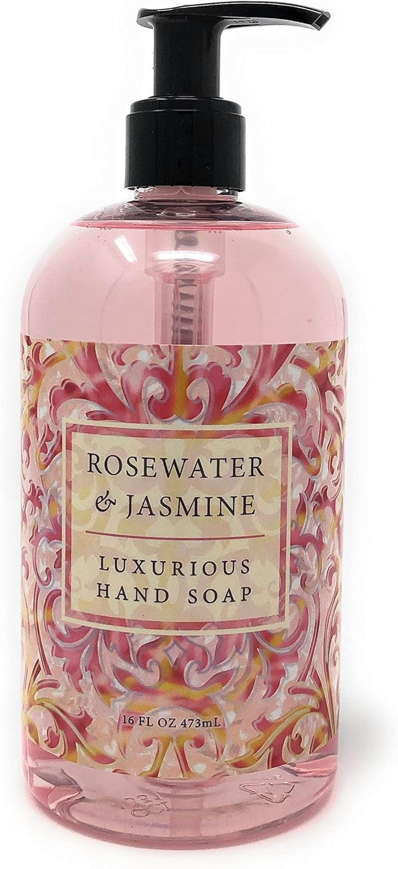 Greenwich Bay ROSEWATER JASMINE Shea Butter Hand Soap Enriched with Cocoa Butter and Jasmine Oil 16 Oz image number 4