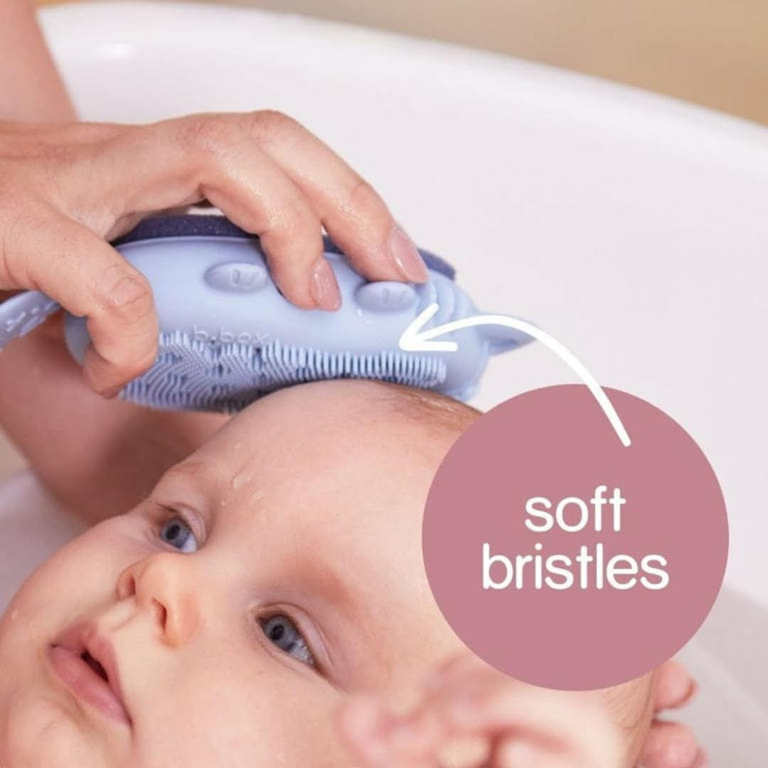 B.Box Baby Bath Brush and Sponge image number 4