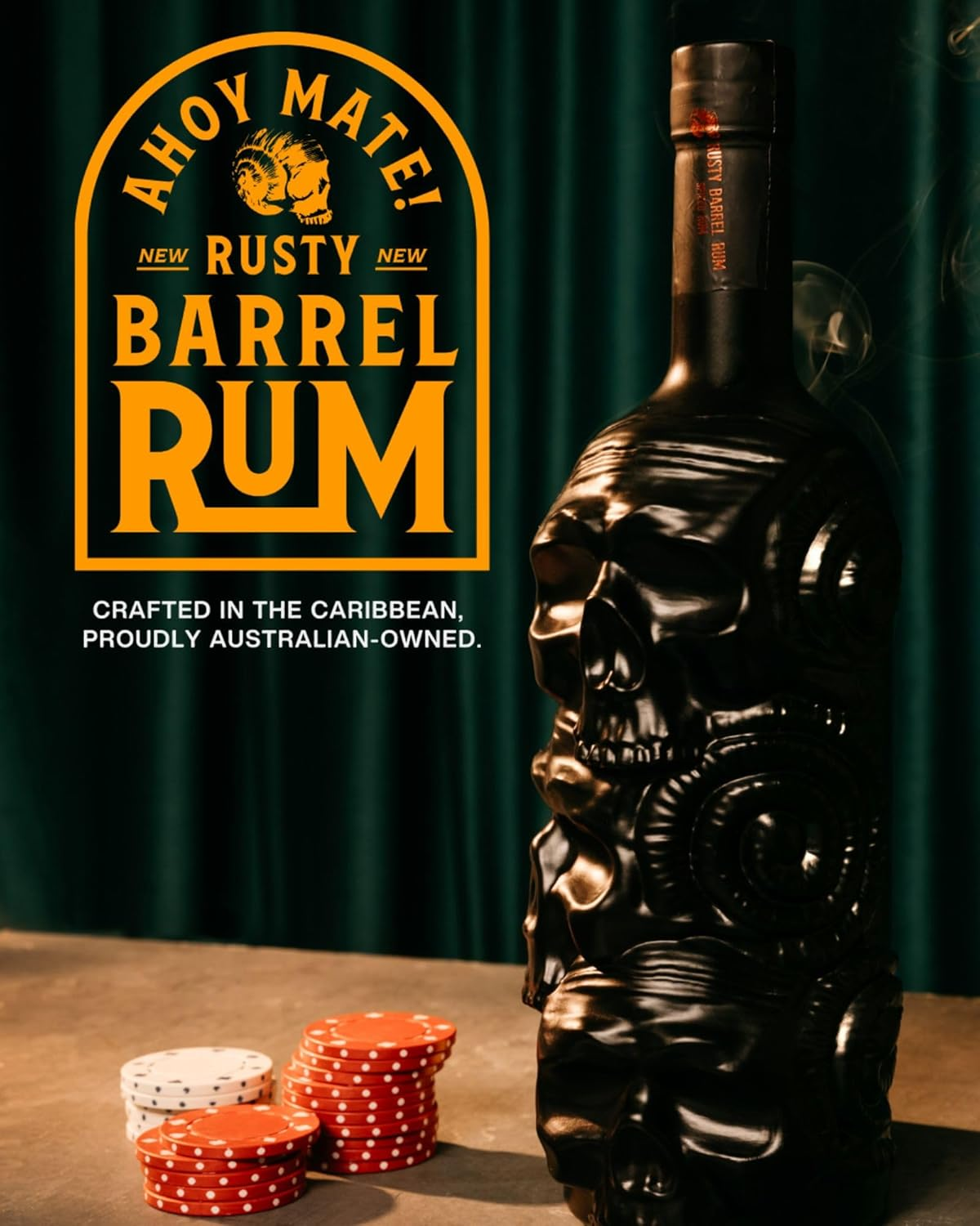 Rusty Barrel Gold Rum 700Ml - a Deluxe, Aged Fusion of 5 & 8 Year Old Caribbean Gold Rums Aged in Bourbon Barrels. Easily Enjoyed as a Standalone Sipping Rum or Added to Your Favourite Cocktail. image number 3
